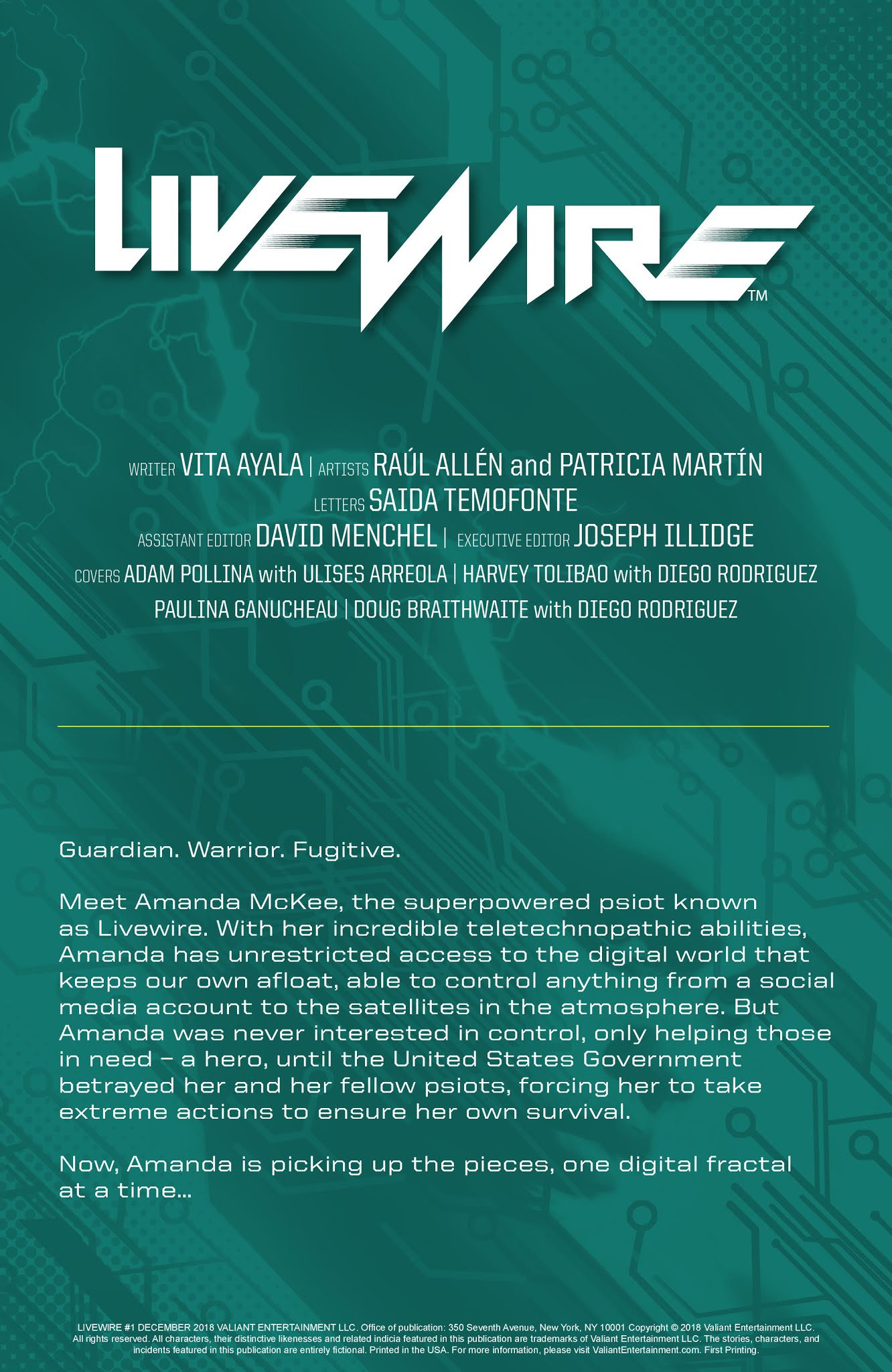 Read online Livewire comic -  Issue #1 - 2
