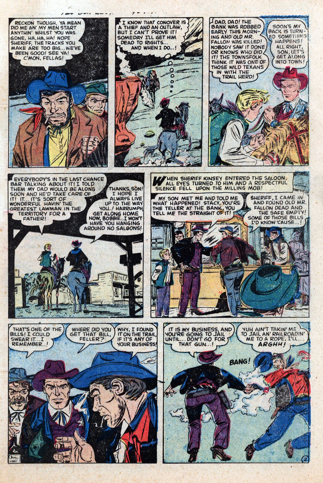 Read online Two Gun Western (1950) comic -  Issue #5 - 13