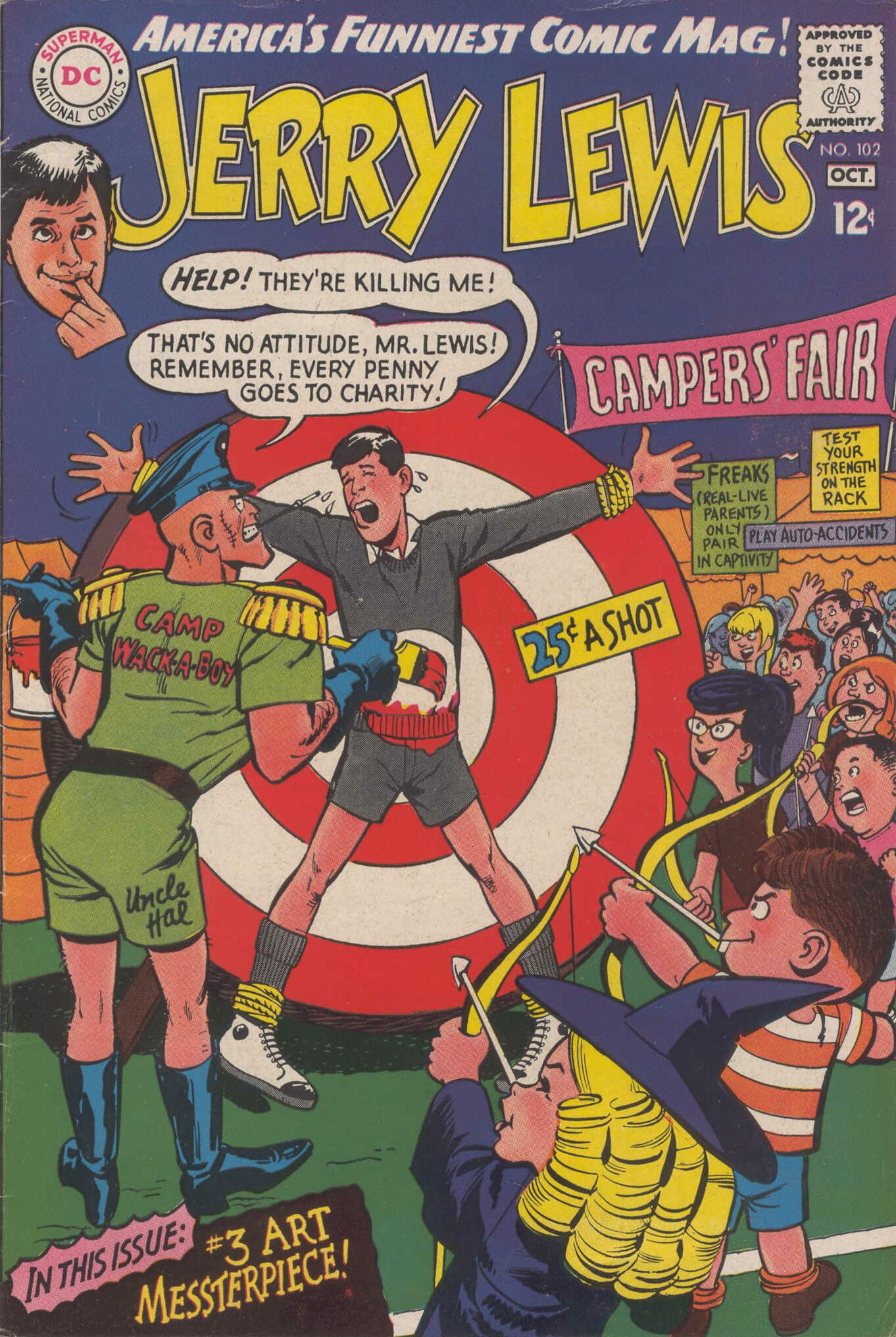 Read online The Adventures of Jerry Lewis comic -  Issue #102 - 1