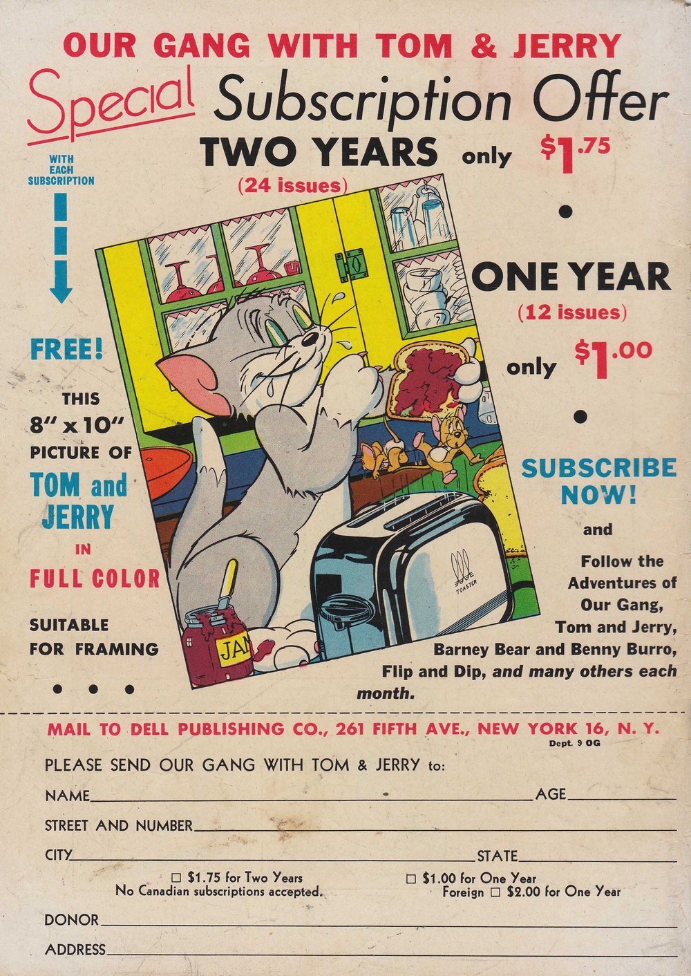 Read online Our Gang with Tom & Jerry comic -  Issue #50 - 52