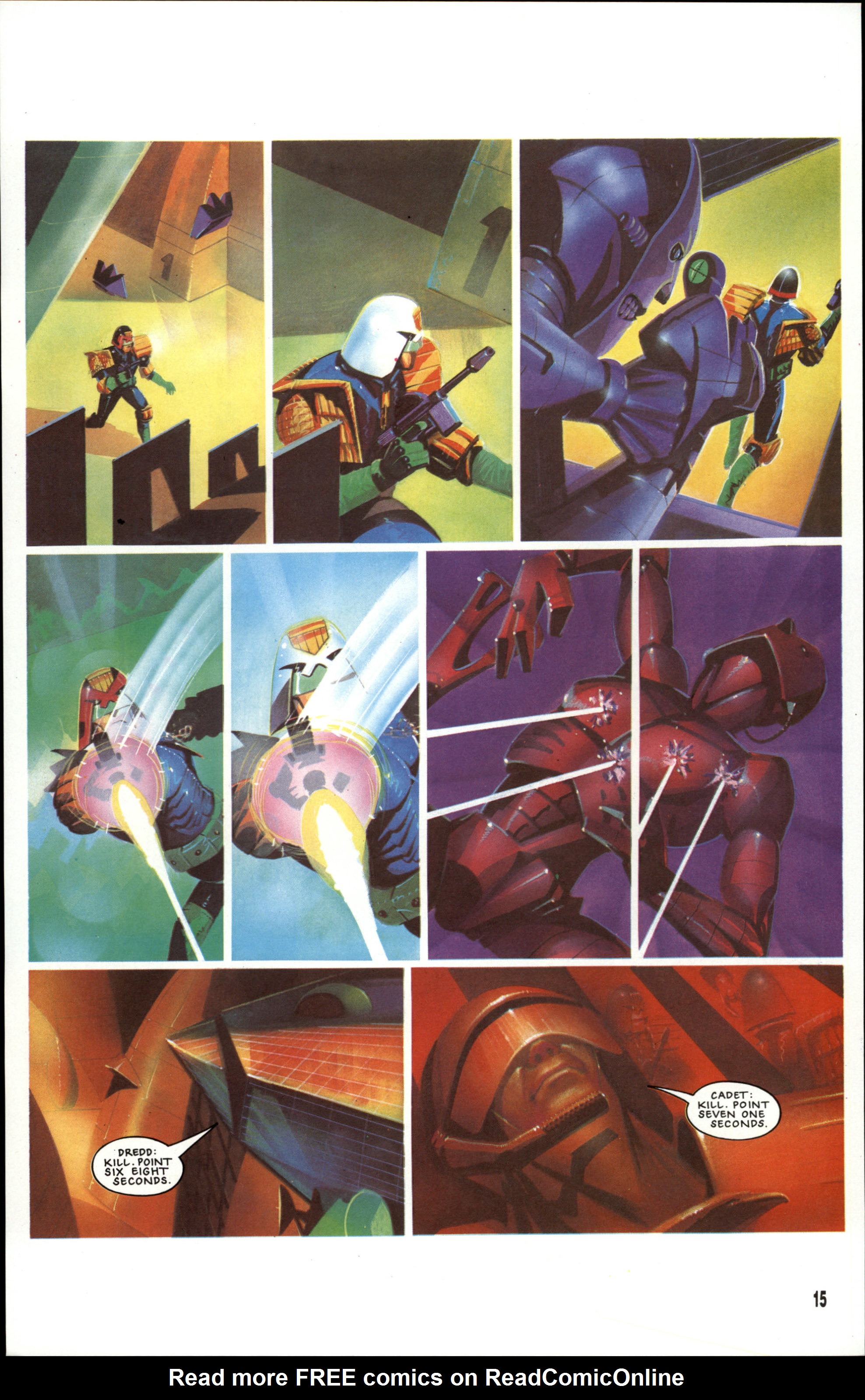 Read online Dredd Rules! comic -  Issue #9 - 17