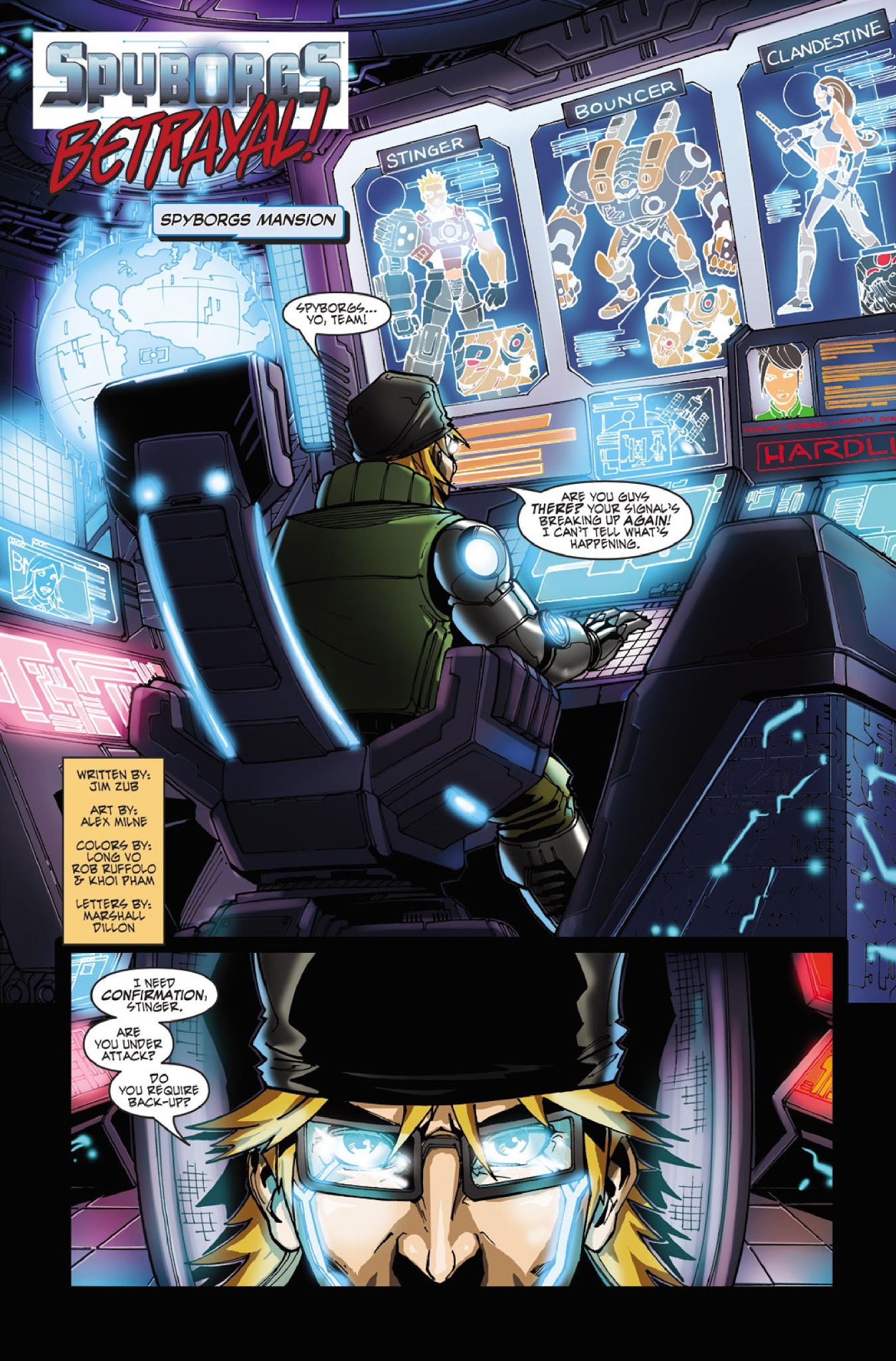 Read online Spyborgs comic -  Issue # Full - 3