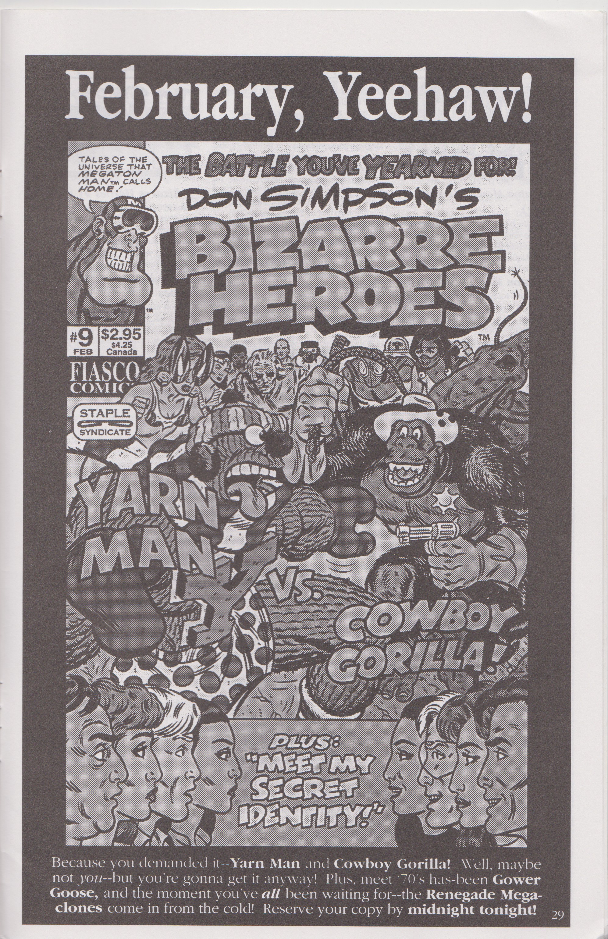 Read online Don Simpson's Bizarre Heroes comic -  Issue #7 - 31