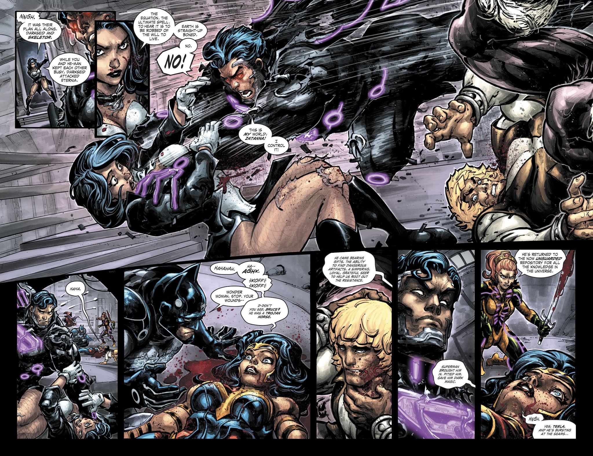 Read online Injustice Vs. Masters of the Universe comic -  Issue #5 - 4