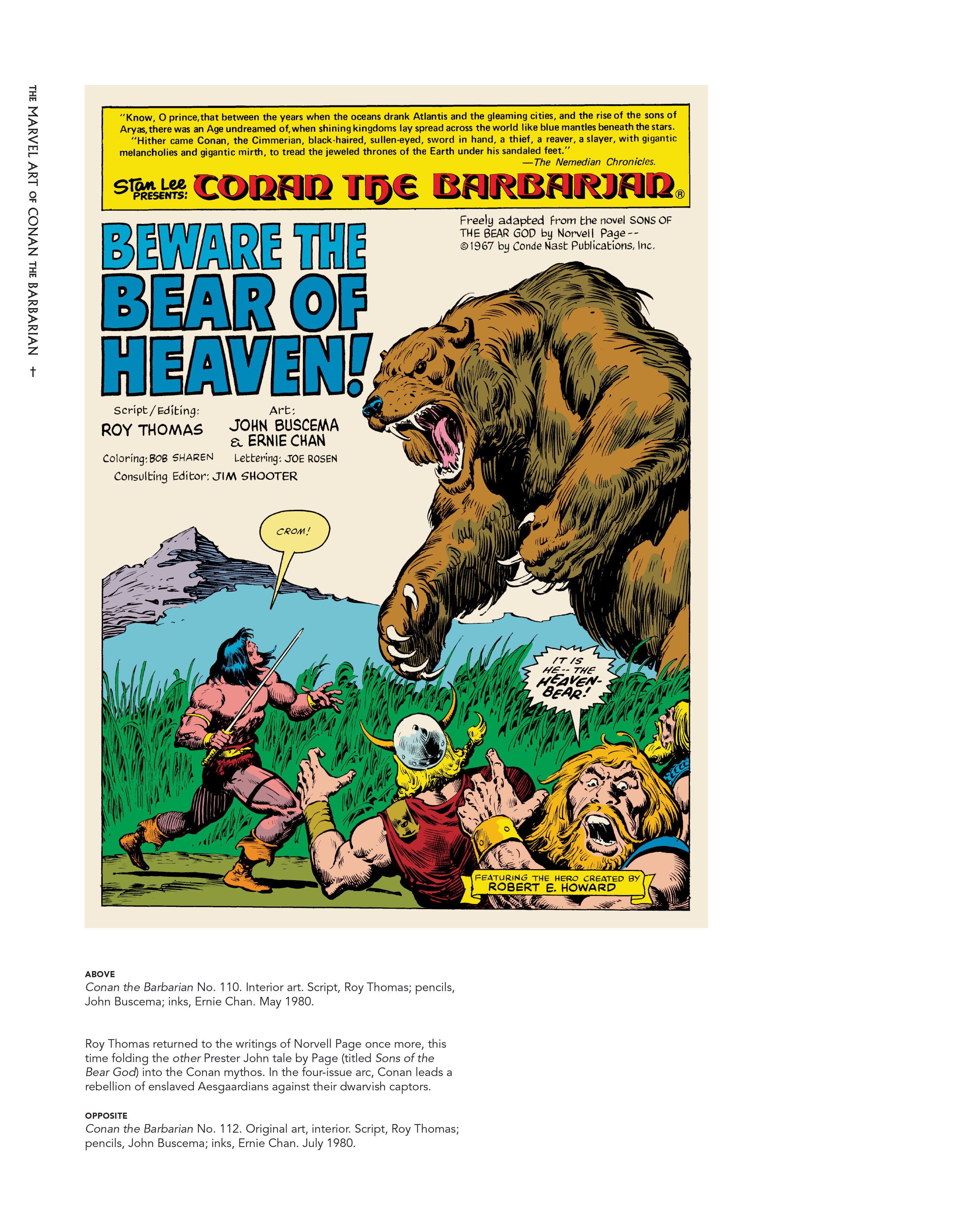 Read online Marvel Art of Conan the Barbarian comic -  Issue # TPB (Part 2) - 10