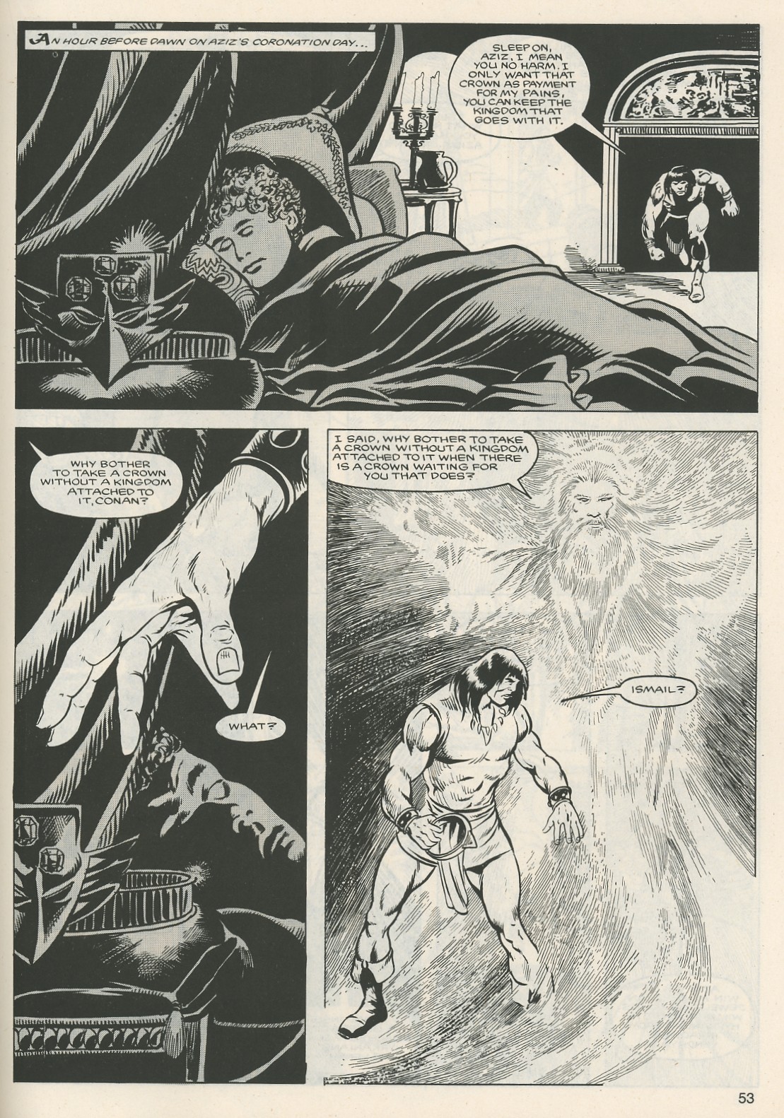 Read online The Savage Sword Of Conan comic -  Issue #124 - 53