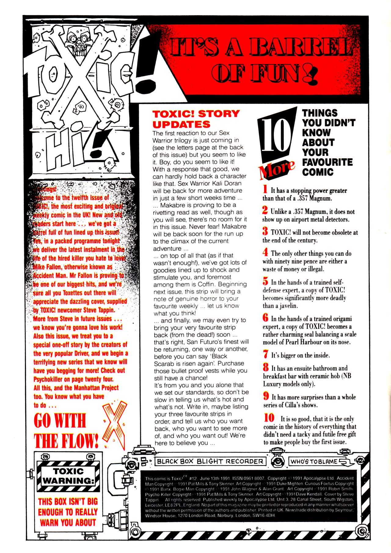 Read online Toxic! comic -  Issue #12 - 2