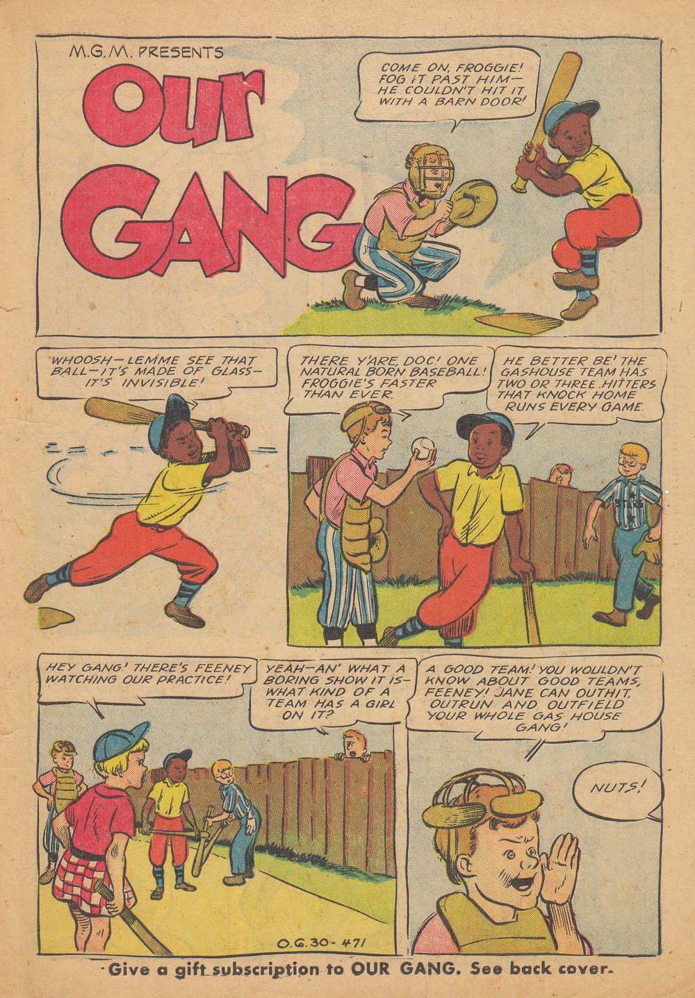 Read online Our Gang Comics comic -  Issue #30 - 3
