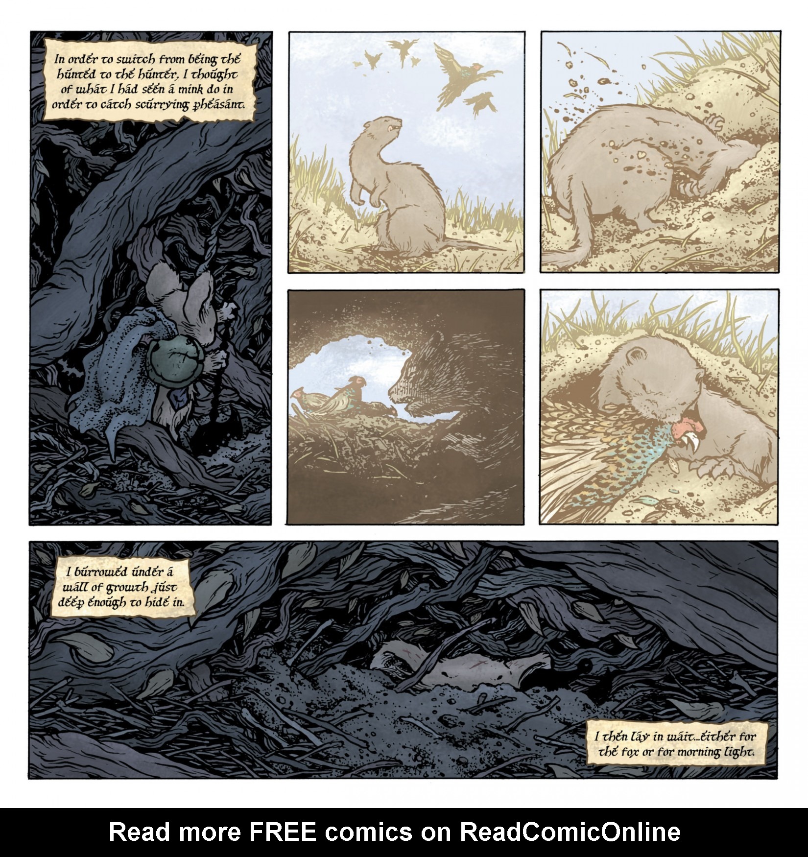 Read online Mouse Guard: The Black Axe comic -  Issue #4 - 5