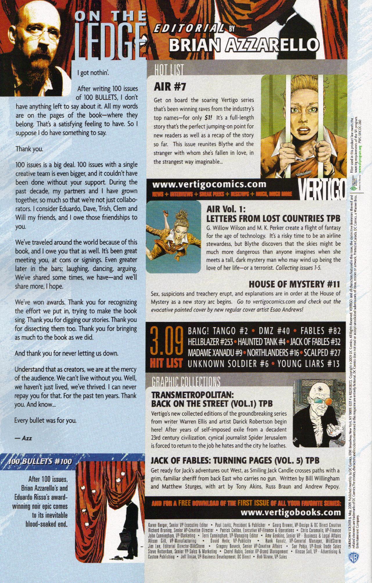 Read online Unknown Soldier (2008) comic -  Issue #6 - 21