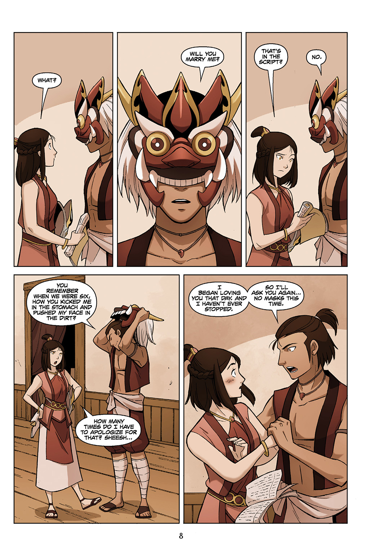 Read online Nickelodeon Avatar: The Last Airbender - The Search comic -  Issue # Part 1 - 9
