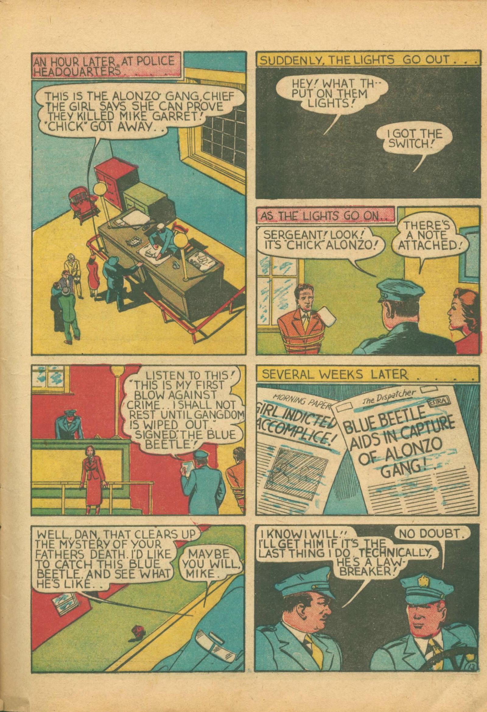 Read online The Blue Beetle comic -  Issue #1 - 15