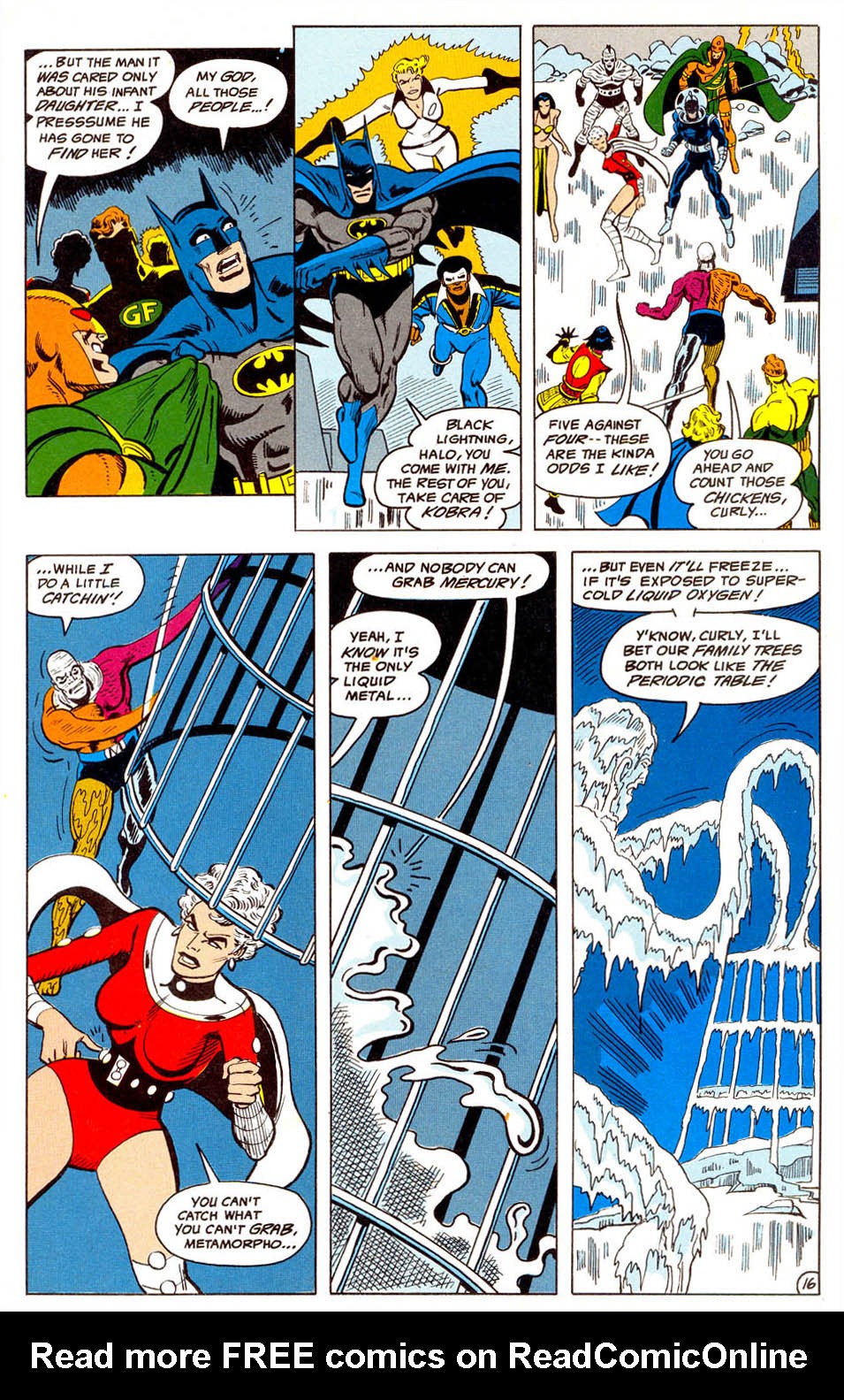 Read online The Outsiders (1985) comic -  Issue #22 - 17