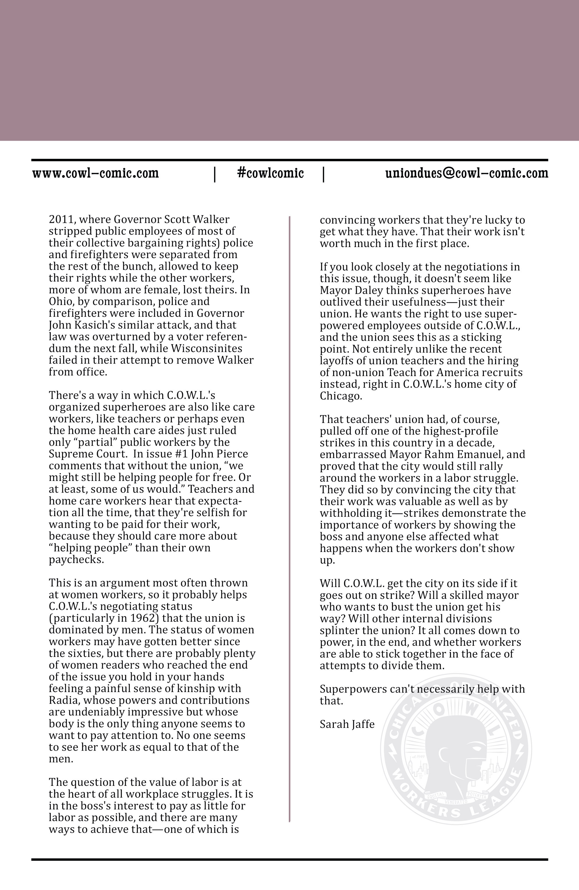 Read online C.O.W.L. comic -  Issue #3 - 28