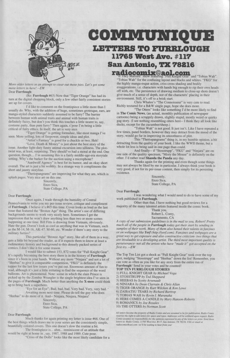 Read online Furrlough comic -  Issue #72 - 33