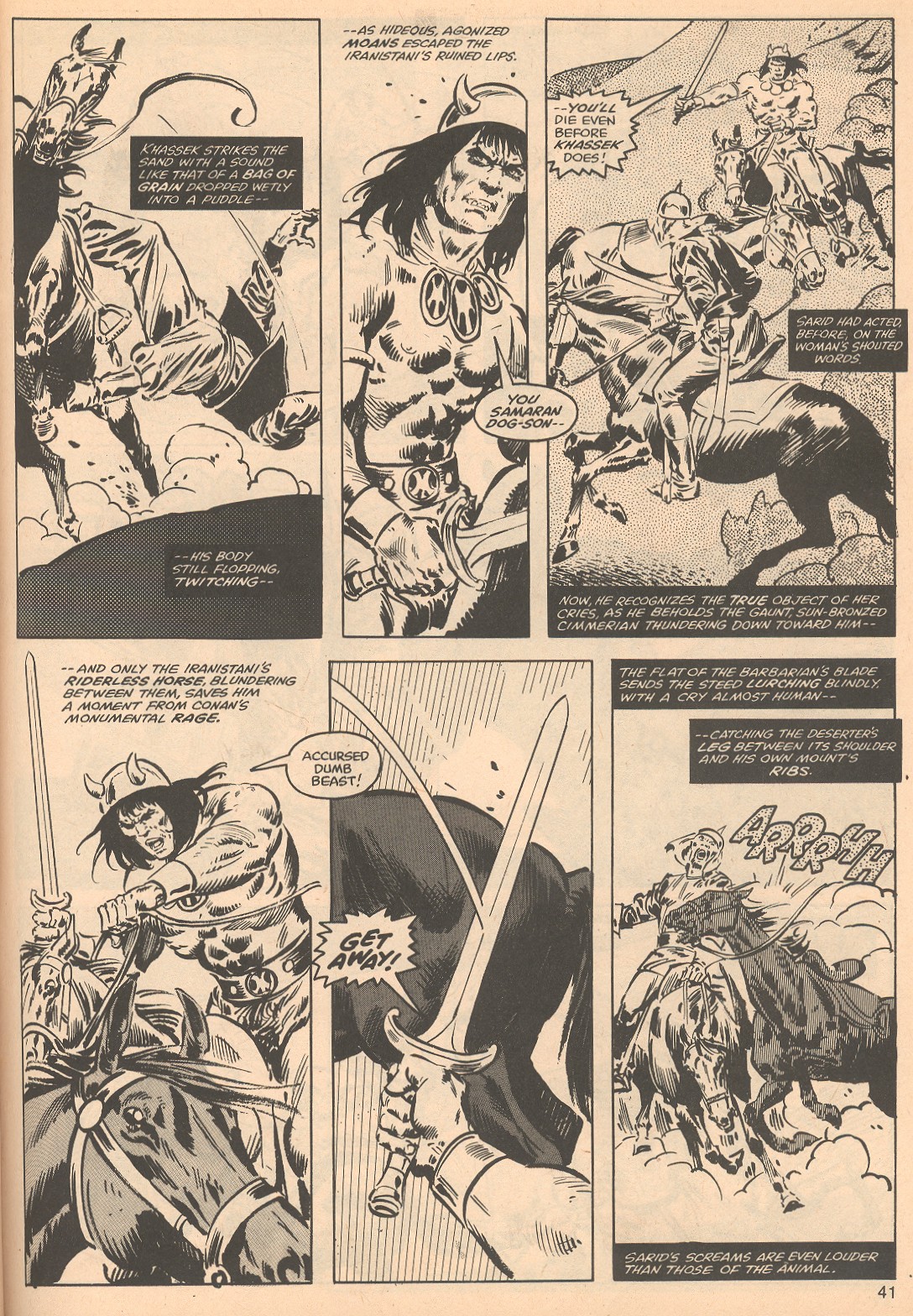 Read online The Savage Sword Of Conan comic -  Issue #56 - 41