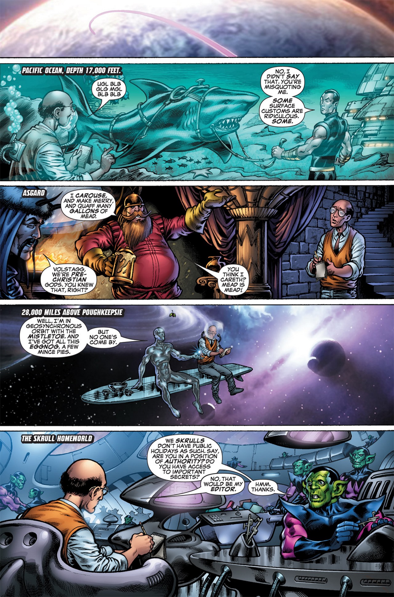 Read online Marvel Holiday Special (1991) comic -  Issue #2007 - 34