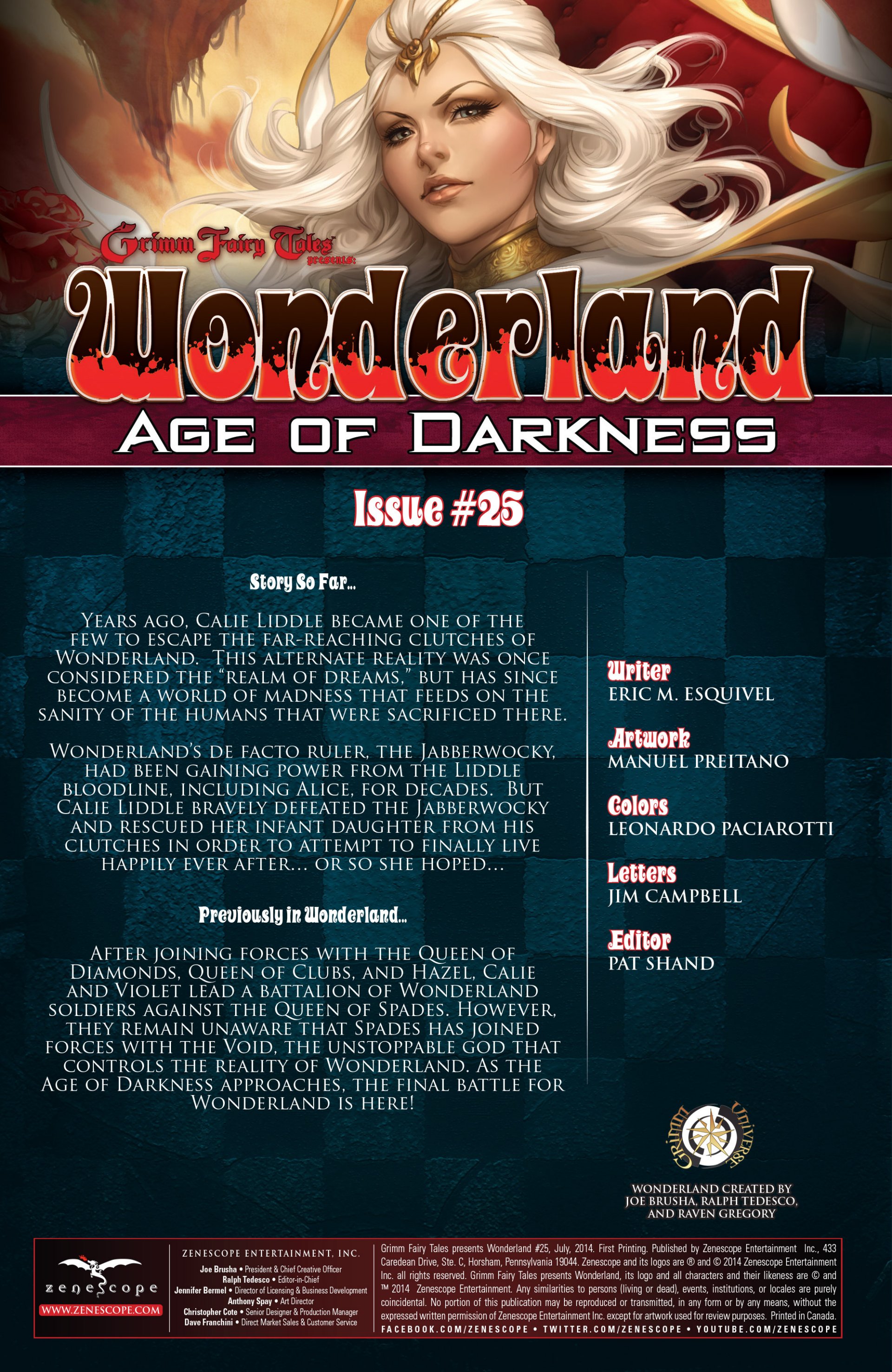 Read online Grimm Fairy Tales presents Wonderland comic -  Issue #25 - 2