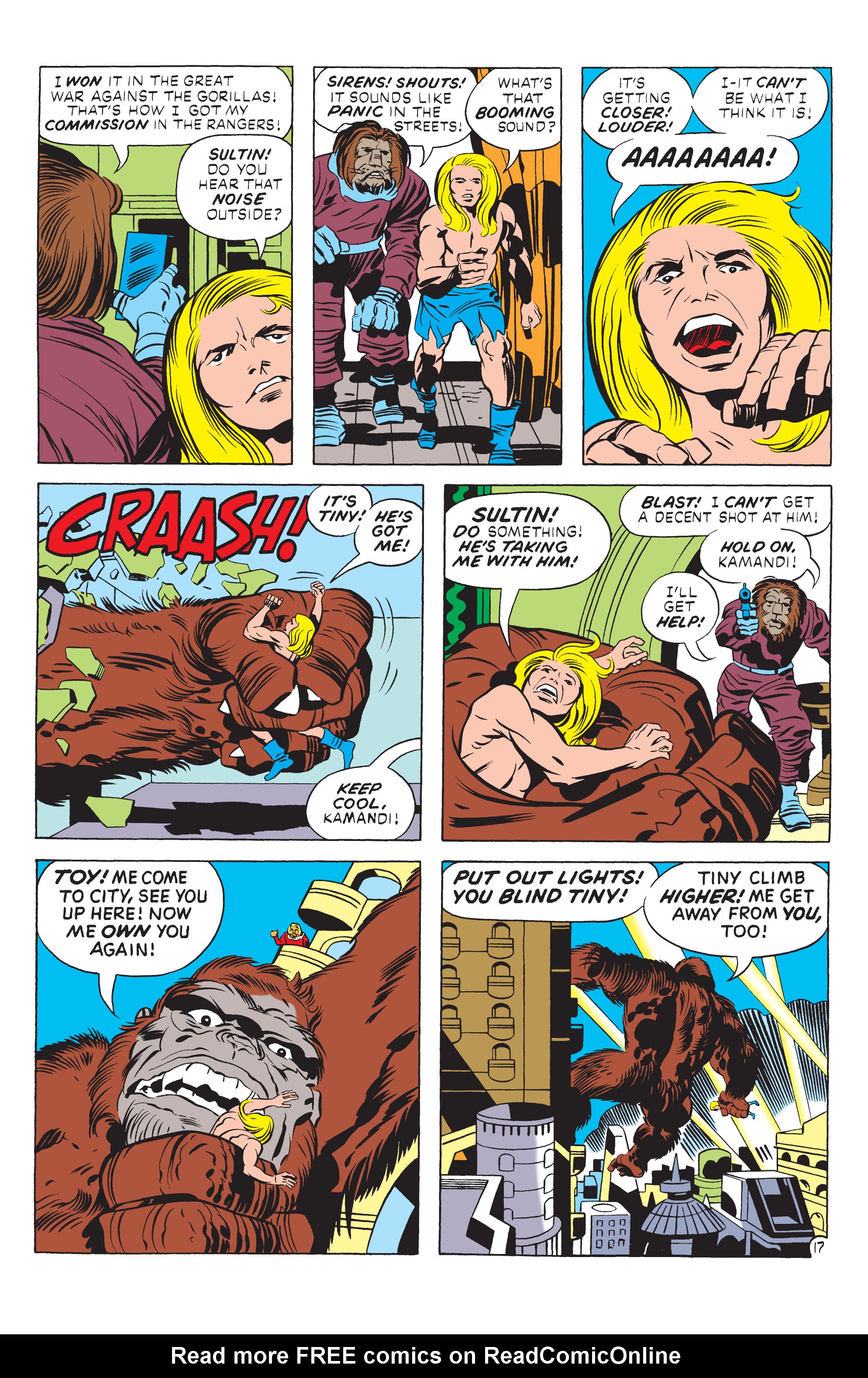 Read online Kamandi, The Last Boy On Earth comic -  Issue #7 - 17