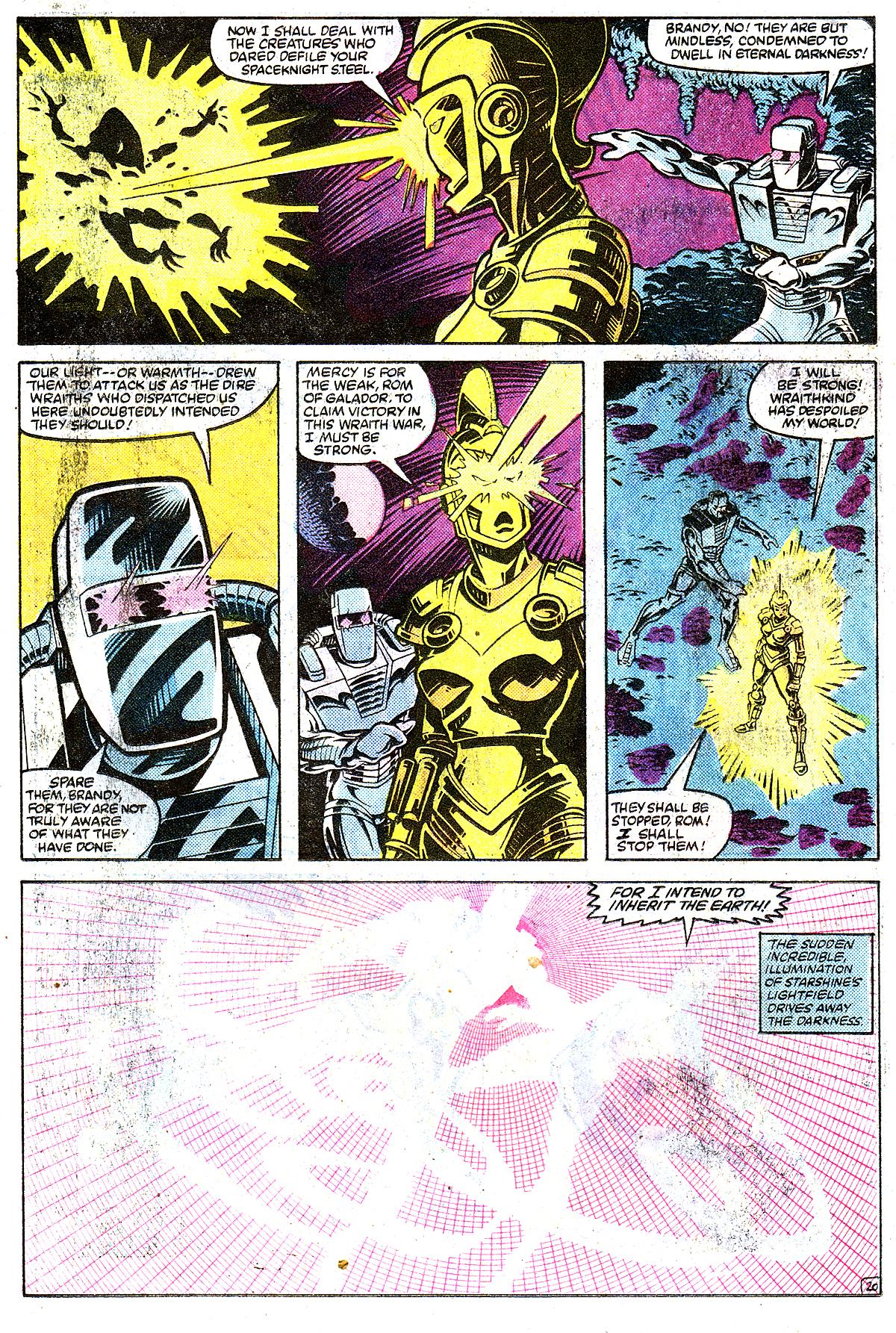 Read online ROM (1979) comic -  Issue #50 - 21