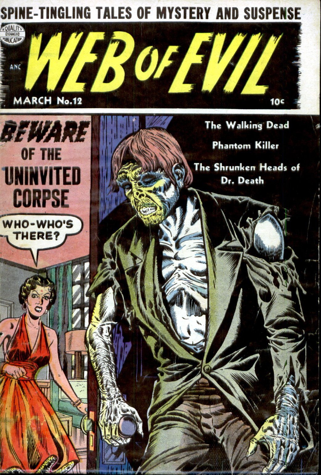 Read online Web of Evil comic -  Issue #12 - 1