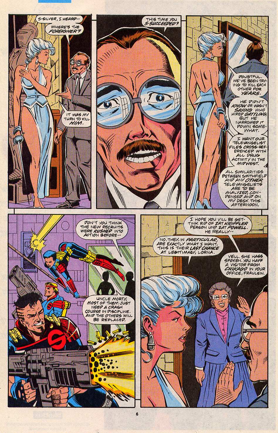 Read online Silver Sable and the Wild Pack comic -  Issue #3 - 6