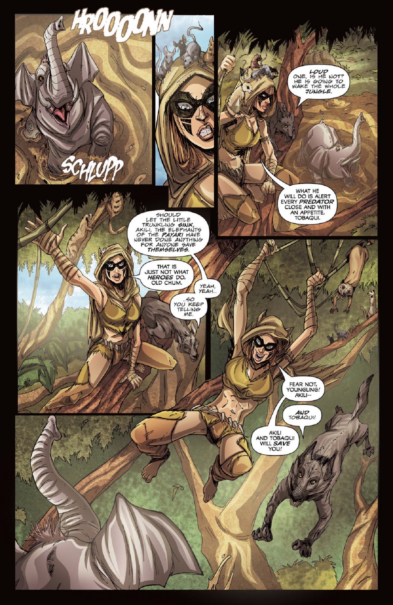 Read online Grimm Fairy Tales presents The Jungle Book: Last of the Species comic -  Issue #1 - 7