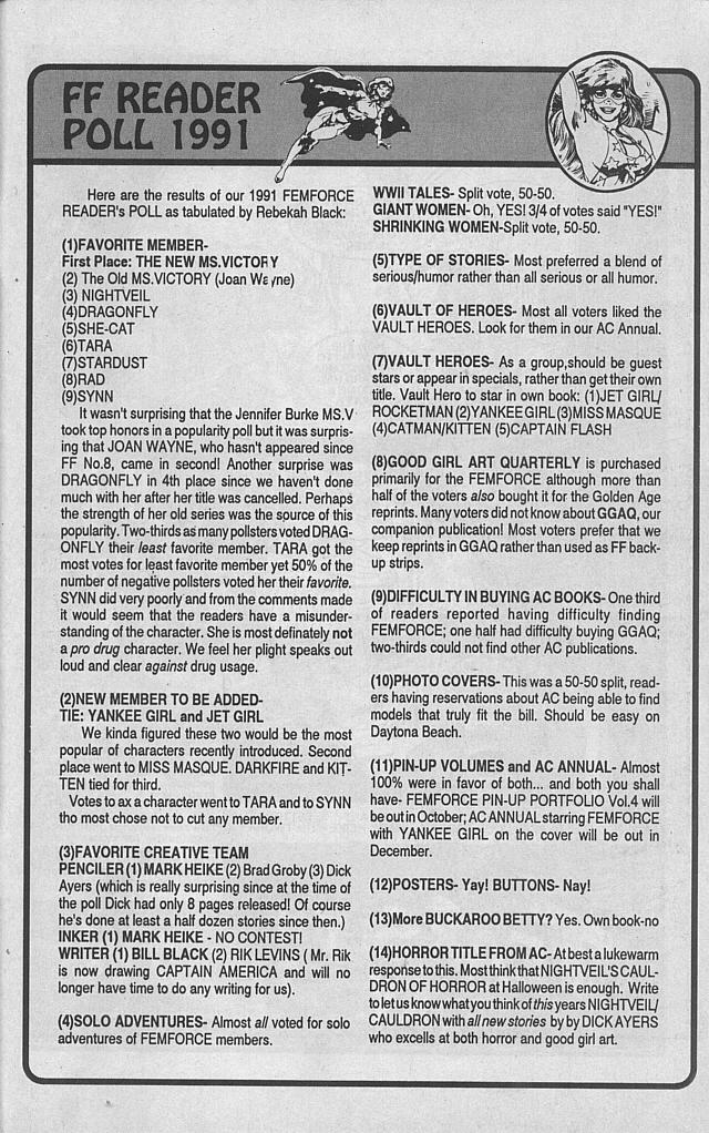 Read online Femforce comic -  Issue #41 - 38