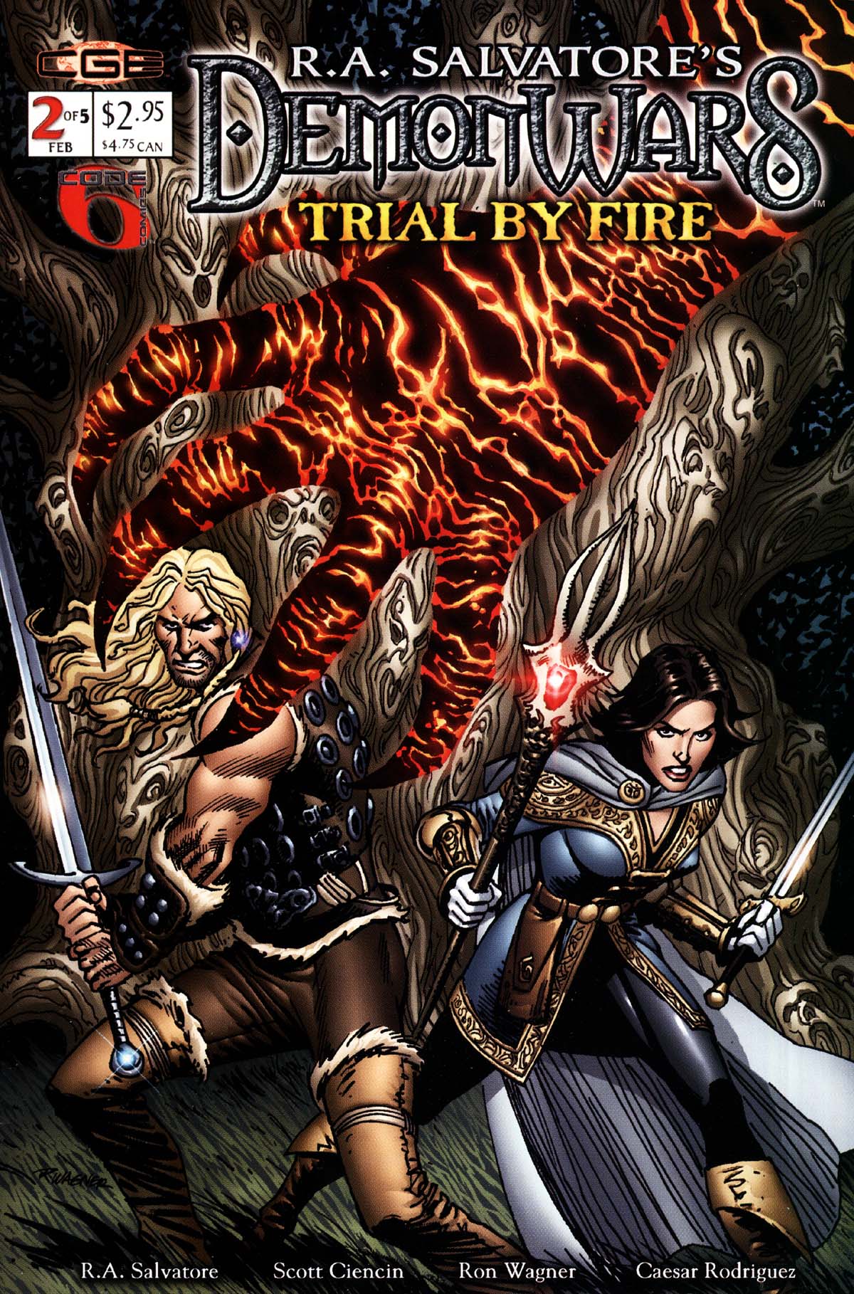 Read online R.A. Salvatore's DemonWars: Trial By Fire comic -  Issue #2 - 1