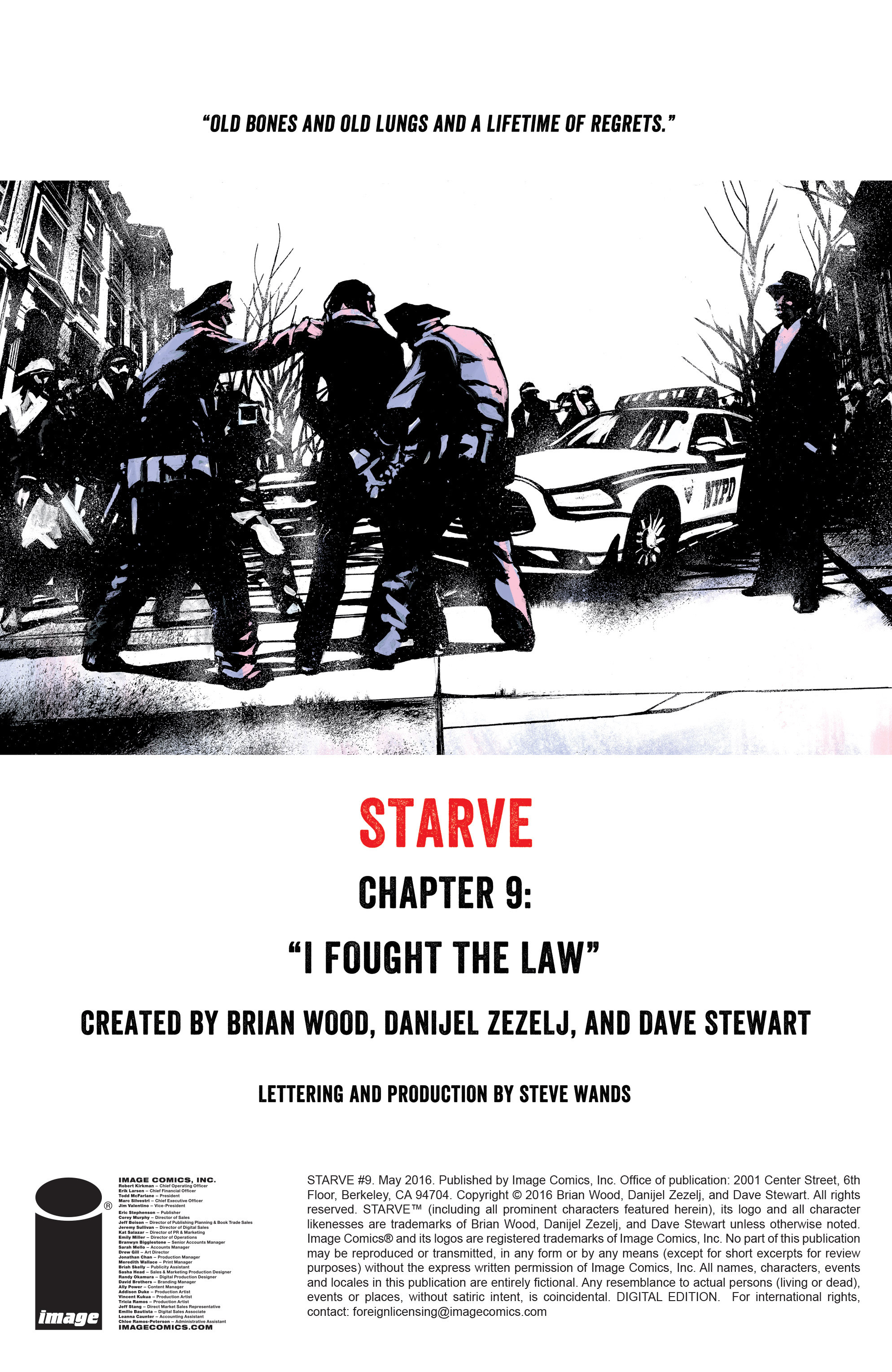 Read online Starve comic -  Issue #9 - 2