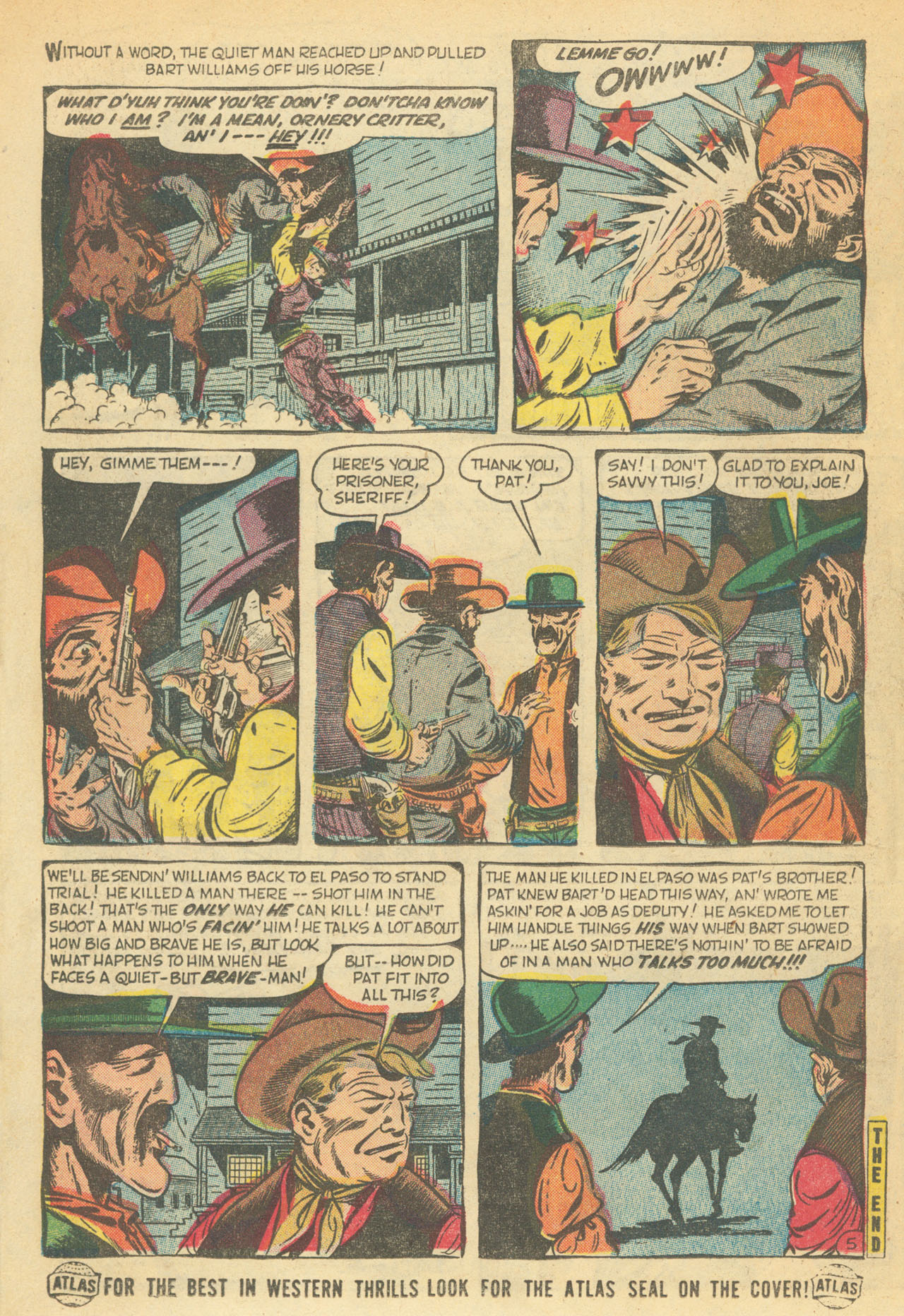 Read online Western Outlaws (1954) comic -  Issue #9 - 14