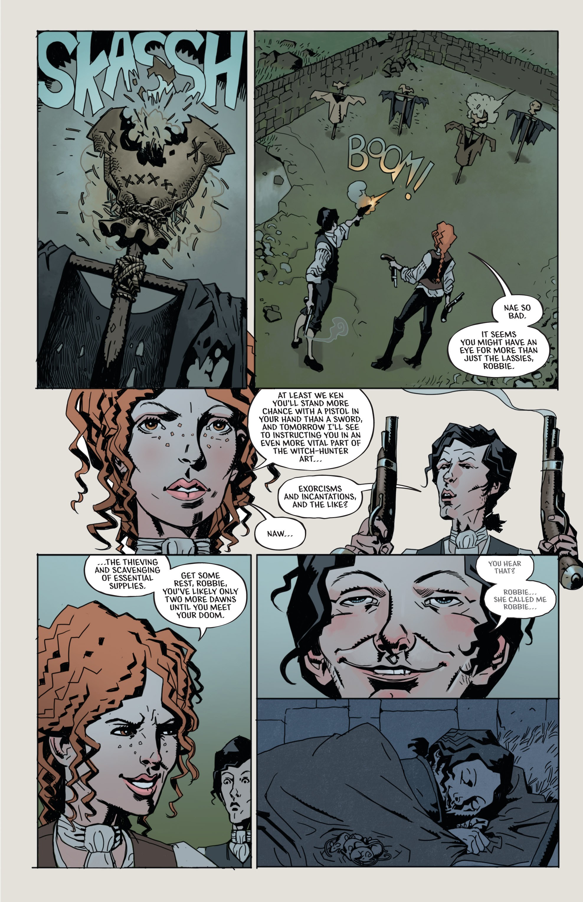 Read online Robbie Burns: Witch Hunter comic -  Issue # TPB - 45