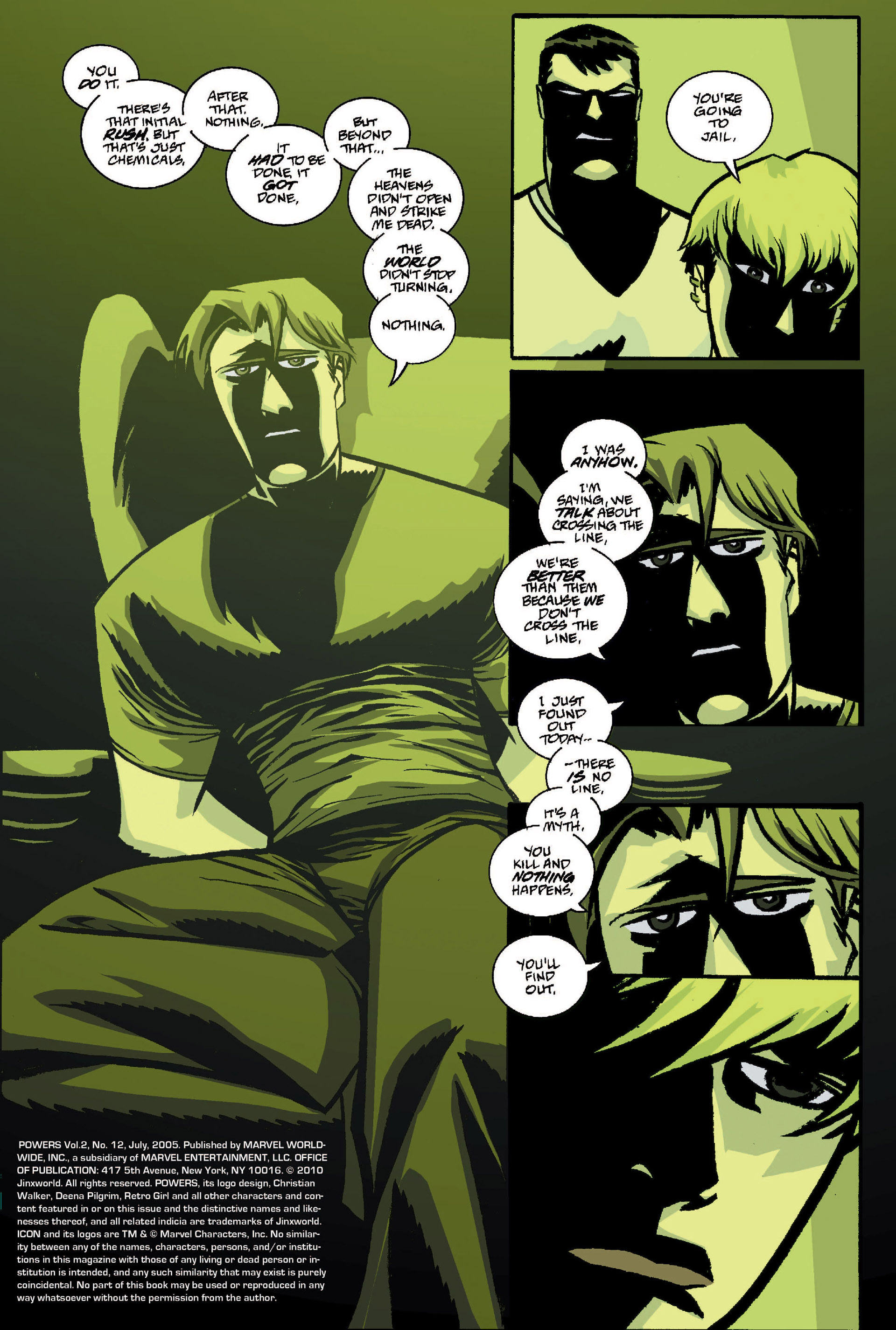 Read online Powers (2004) comic -  Issue #12 - 31