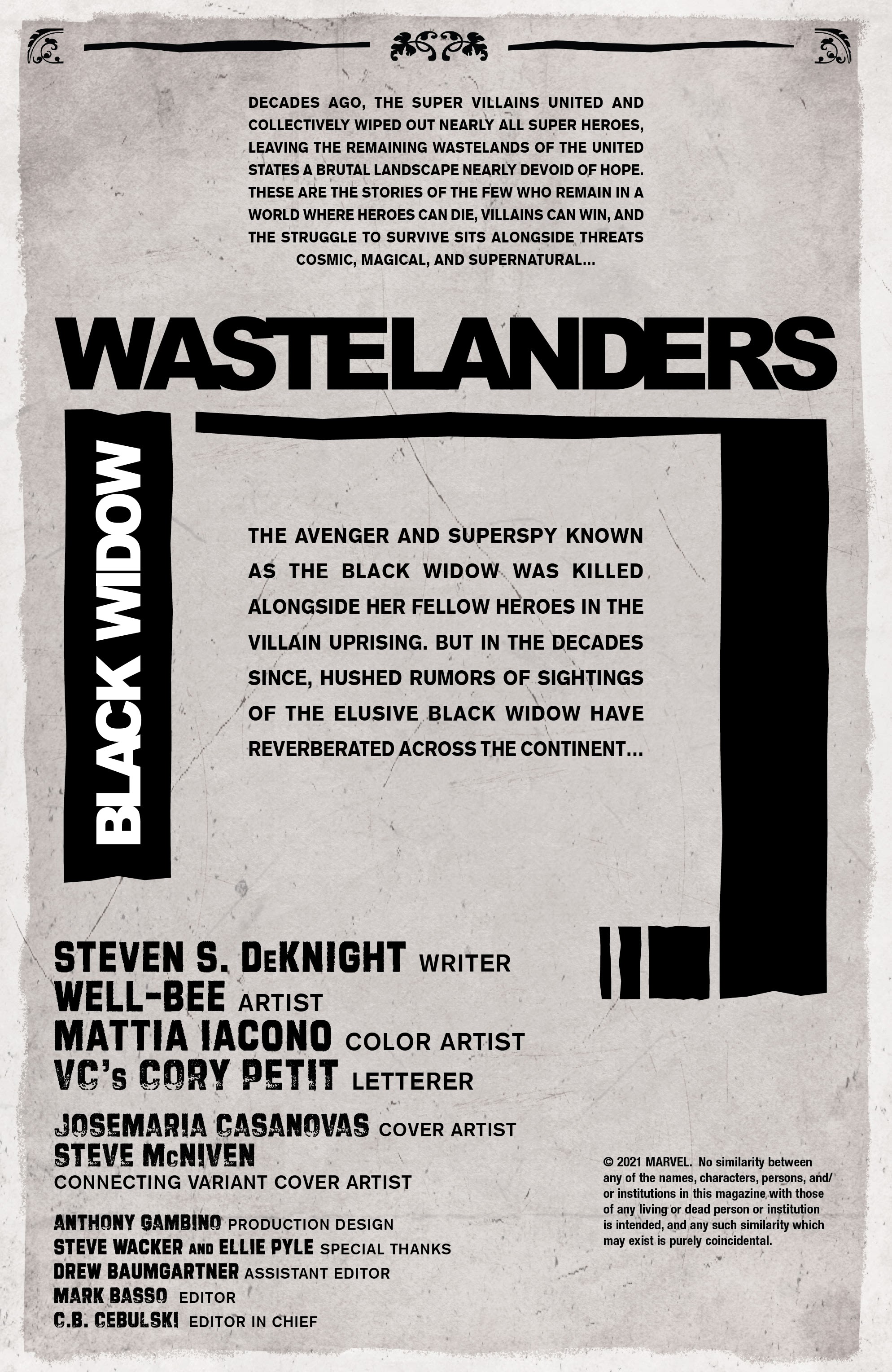 Read online Wastelanders comic -  Issue # Black Widow - 2