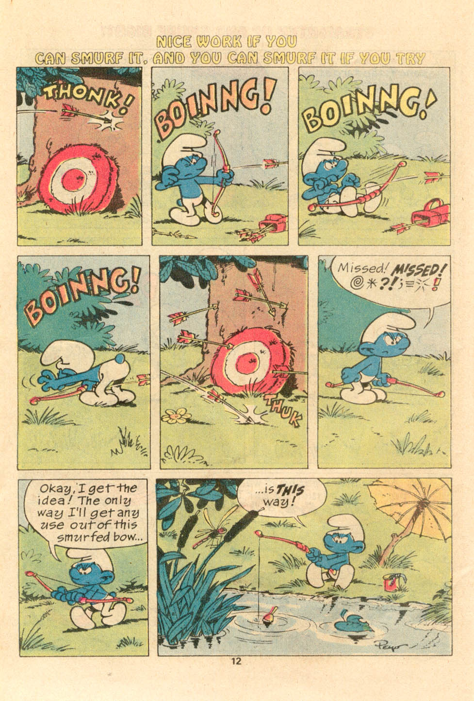 Read online Smurfs comic -  Issue #1 - 12