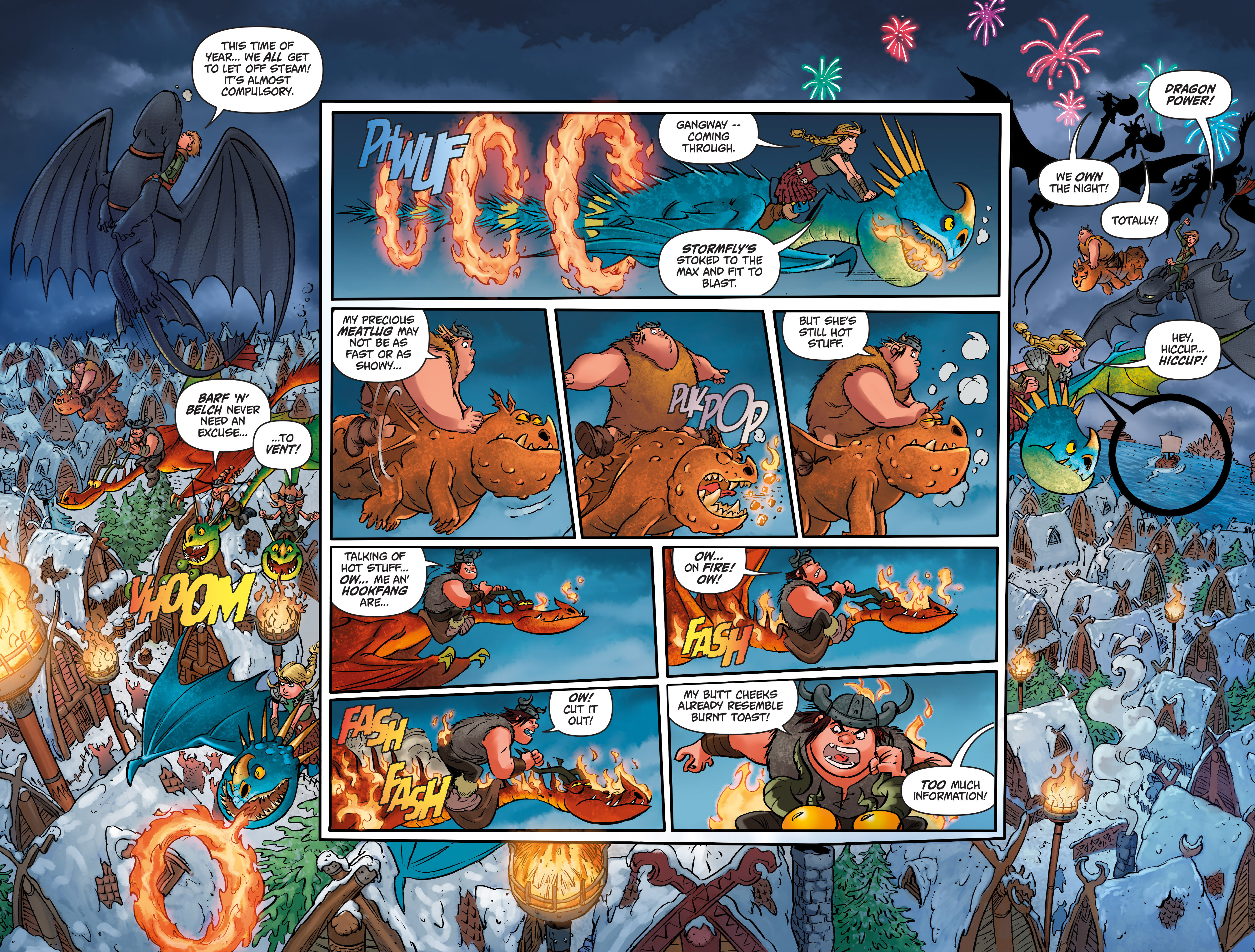 Read online DreamWorks Dragons: Defenders of Berk Collection: Fire & Ice comic -  Issue # TPB - 9