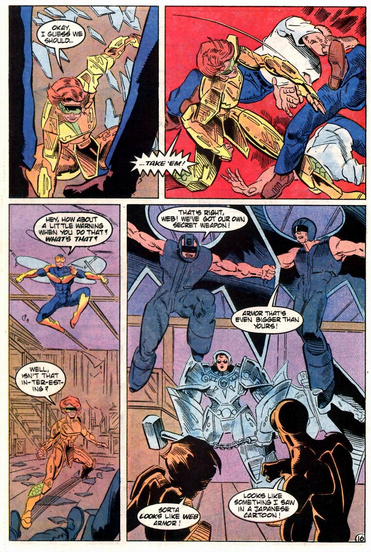 Read online The Web (1991) comic -  Issue #5 - 17