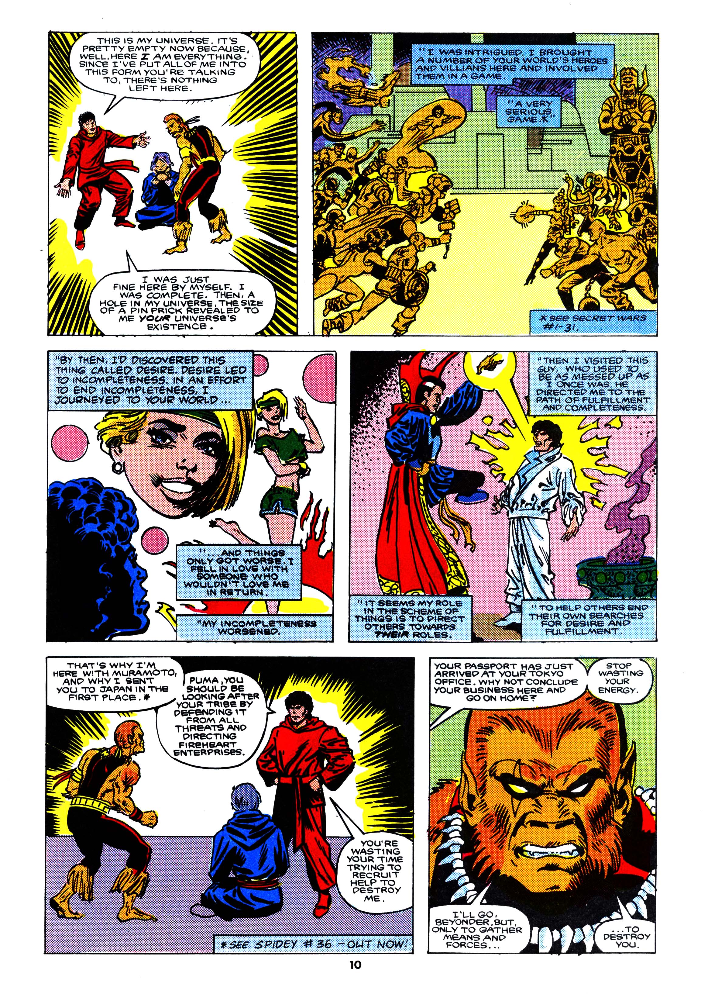 Read online Secret Wars (1985) comic -  Issue #71 - 10