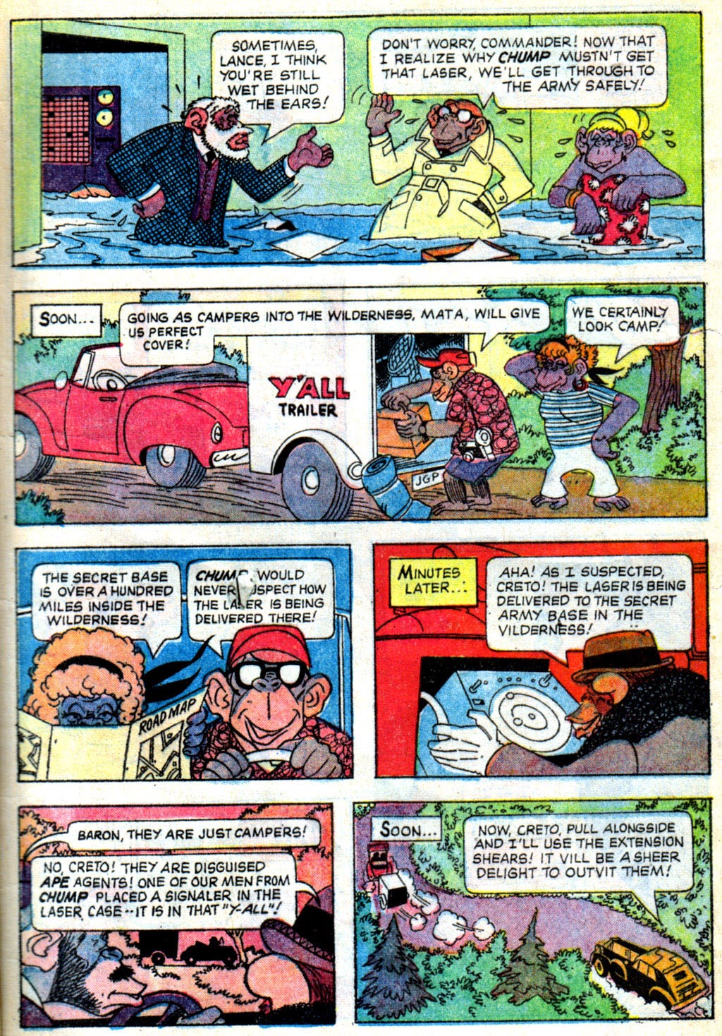 Read online Lancelot Link Secret Chimp comic -  Issue #1 - 4