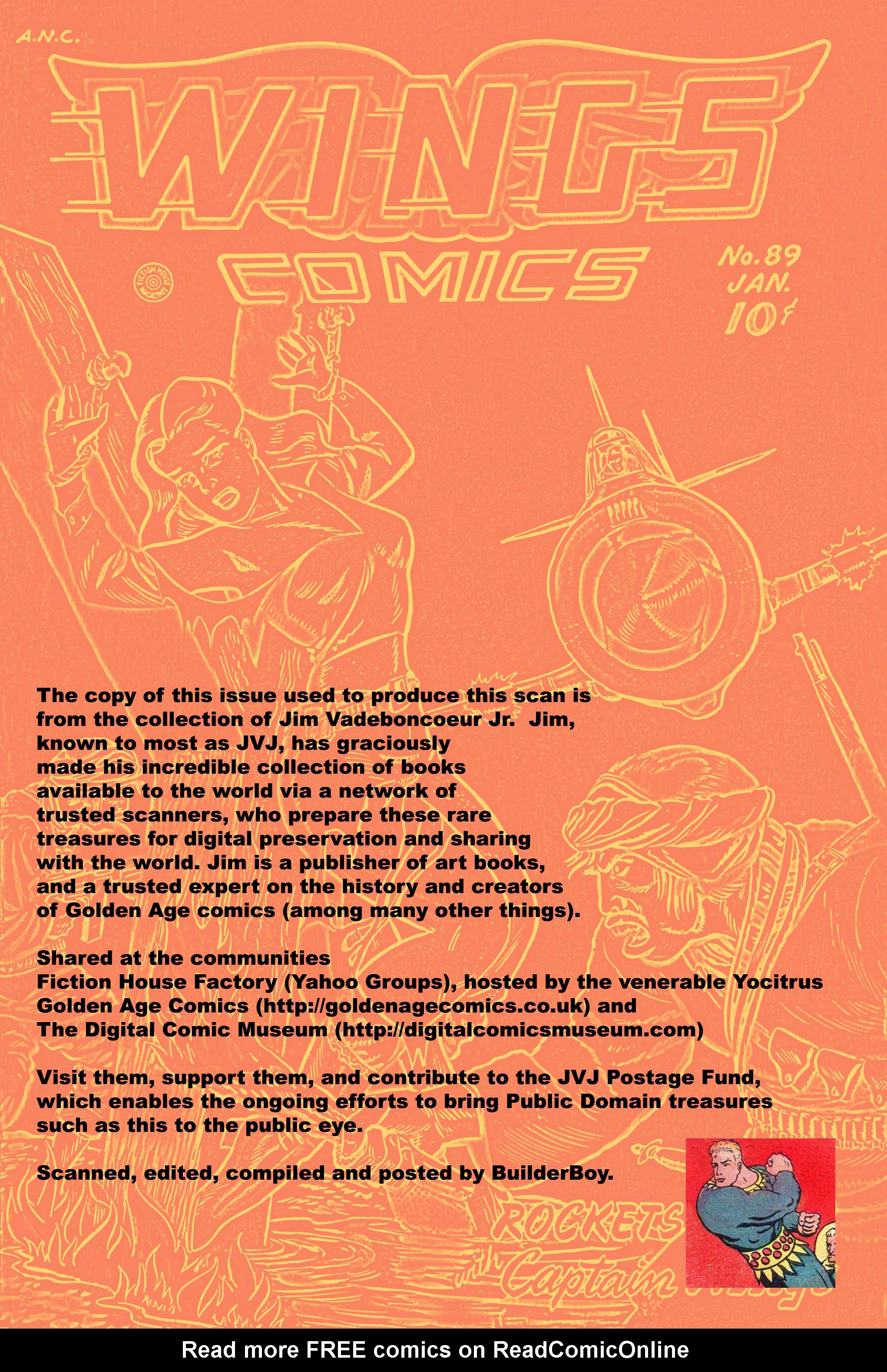 Read online Wings Comics comic -  Issue #89 - 1