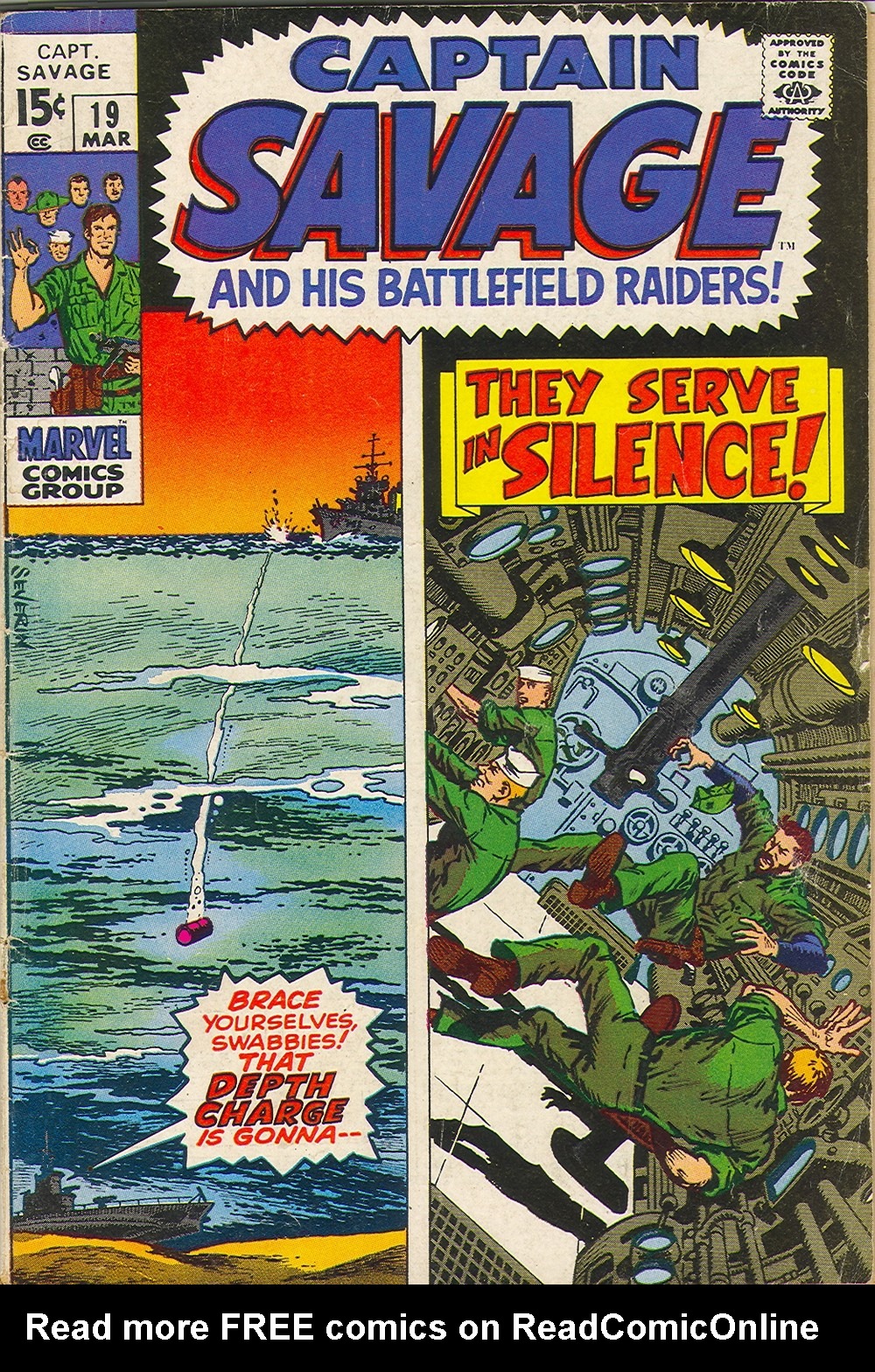 Read online Captain Savage and his Leatherneck Raiders comic -  Issue #19 - 1