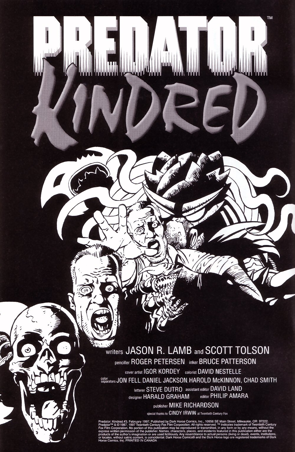 Read online Predator: Kindred comic -  Issue #3 - 2