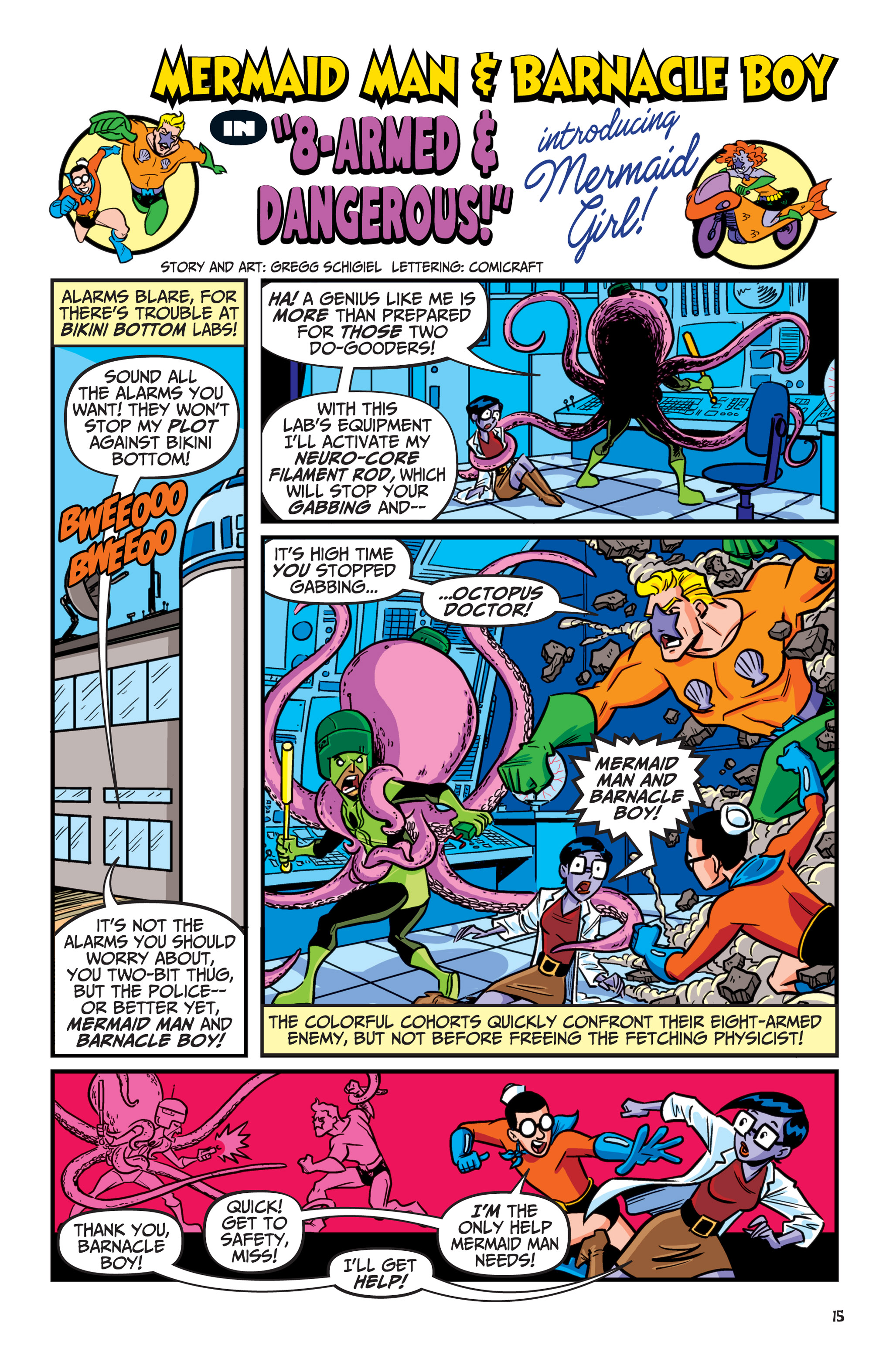 Read online Free Comic Book Day 2014 comic -  Issue # SpongeBob Freestyle Funnies 2014 - 17