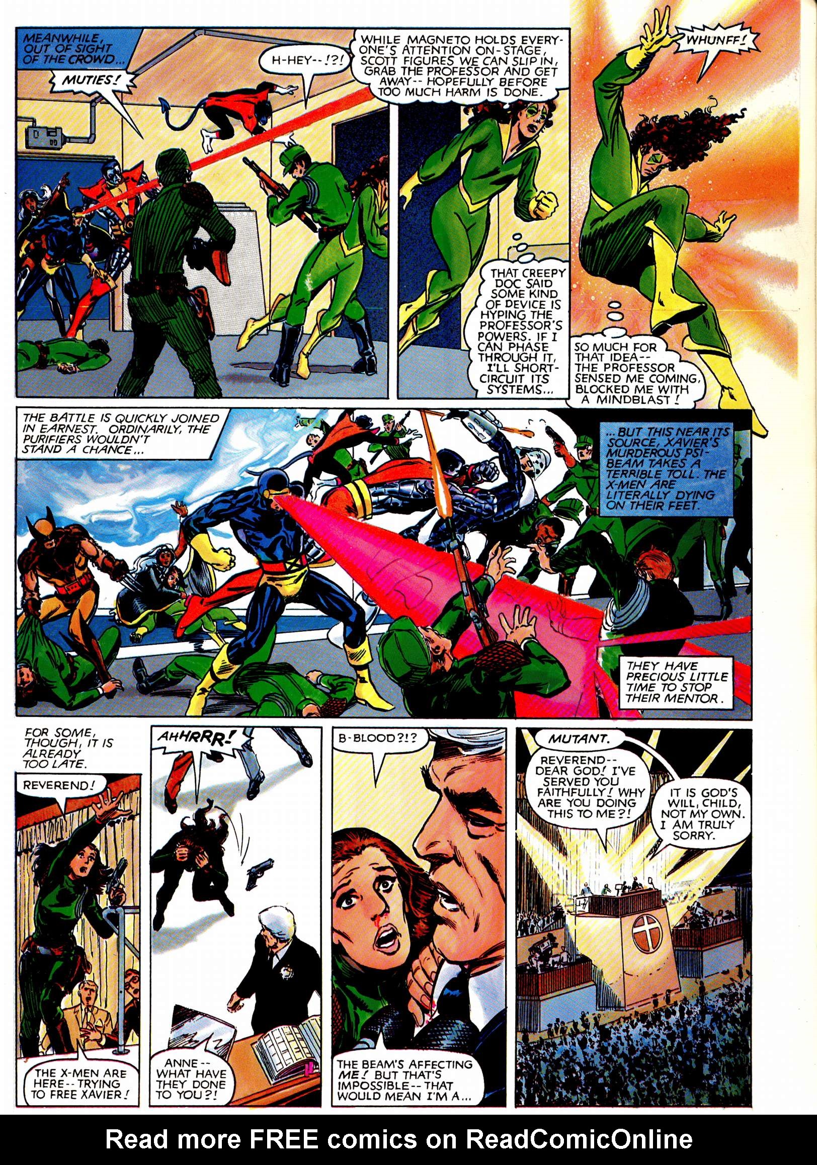 Read online Marvel Graphic Novel comic -  Issue #5 - X-Men - God Loves, Man Kills - 56