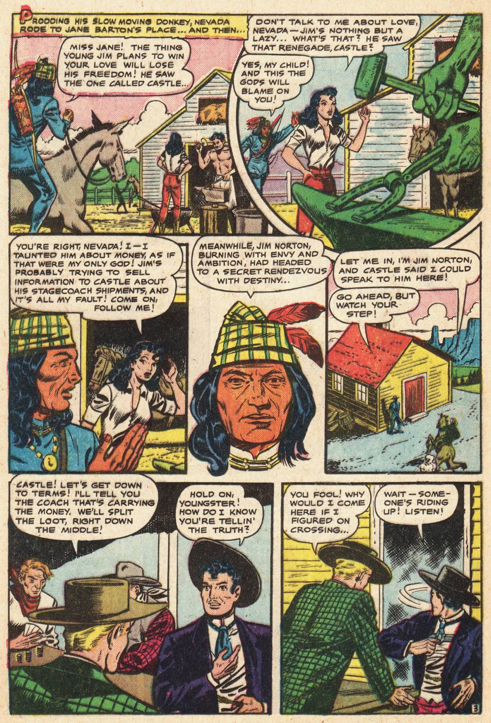 Read online Cowgirl Romances (1950) comic -  Issue #5 - 16