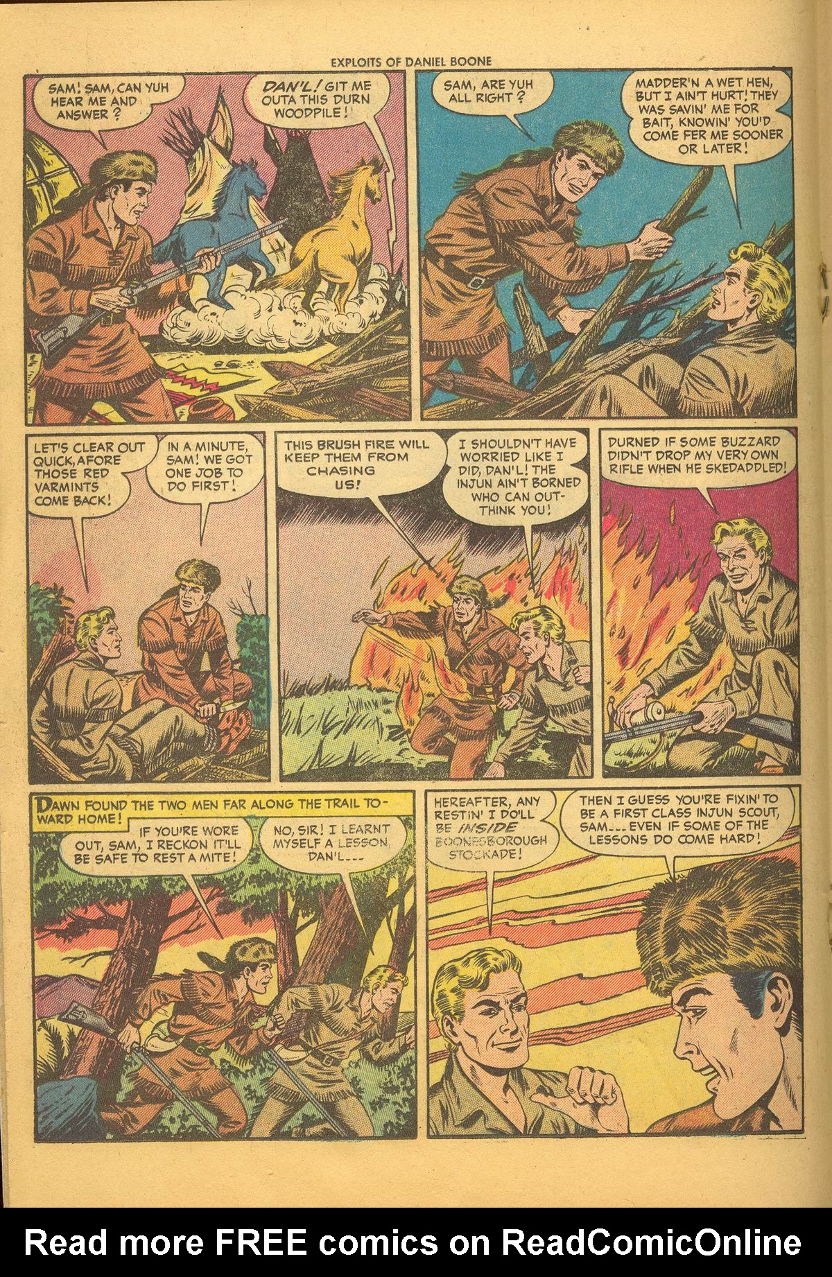 Read online Exploits of Daniel Boone comic -  Issue #4 - 18