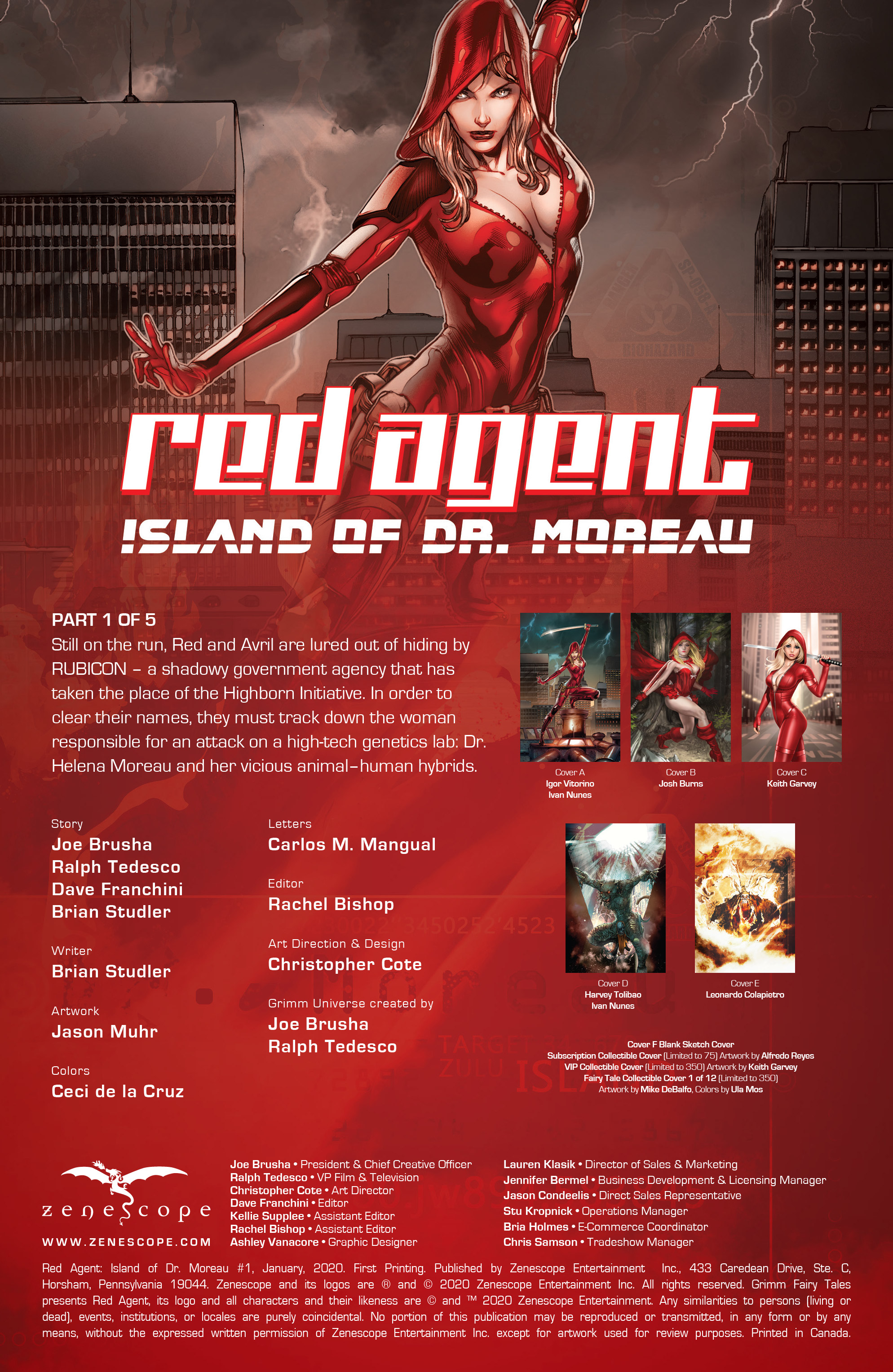 Read online Red Agent: Island of Dr Moreau comic -  Issue #1 - 2
