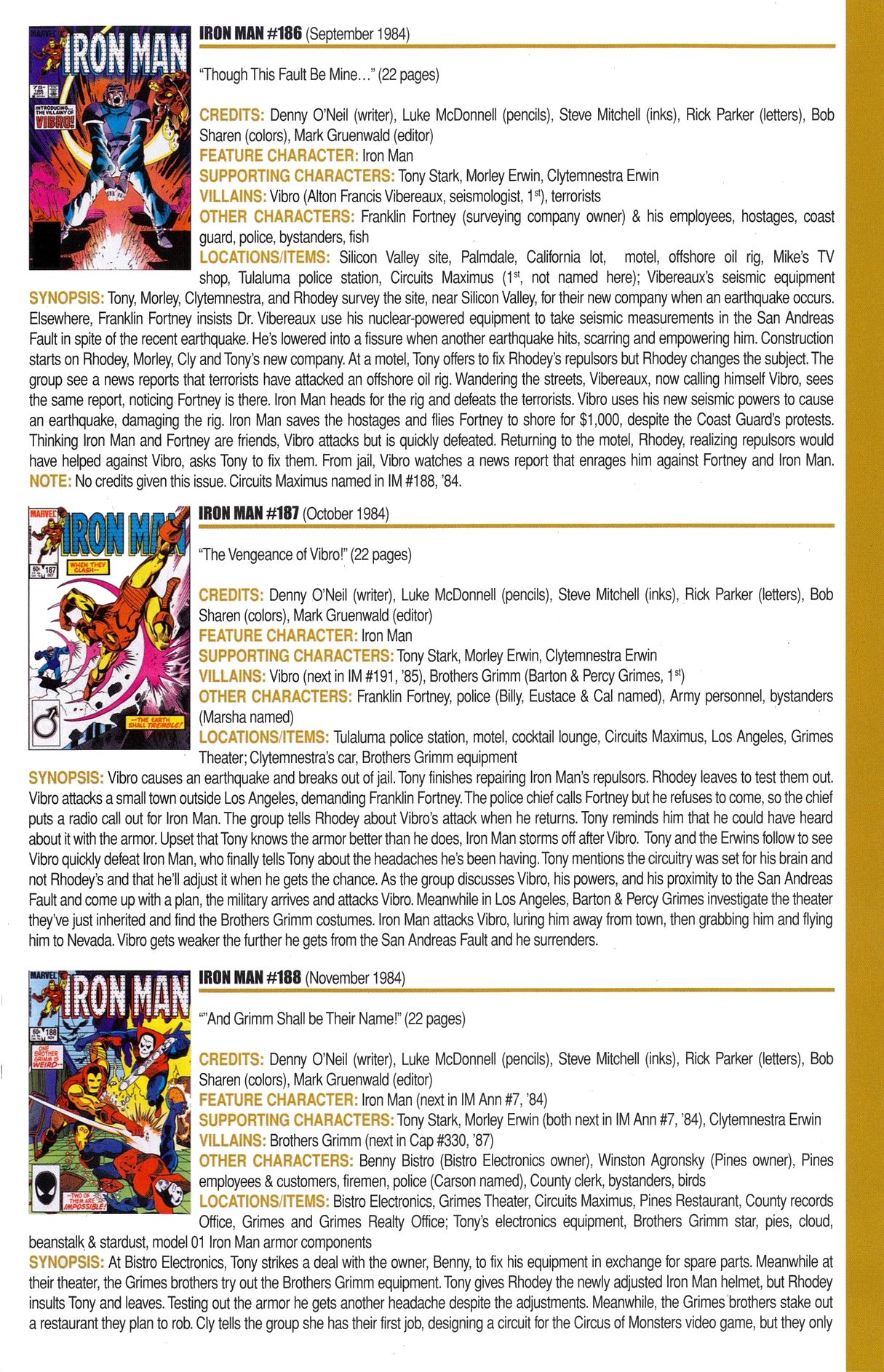 Read online Official Index to the Marvel Universe comic -  Issue #6 - 31