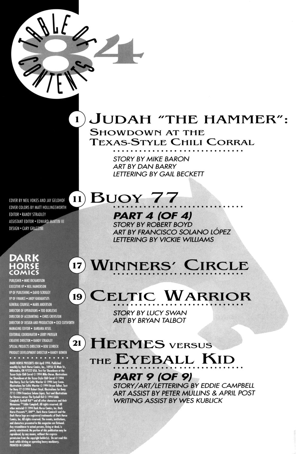 Read online Dark Horse Presents (1986) comic -  Issue #84 - 2