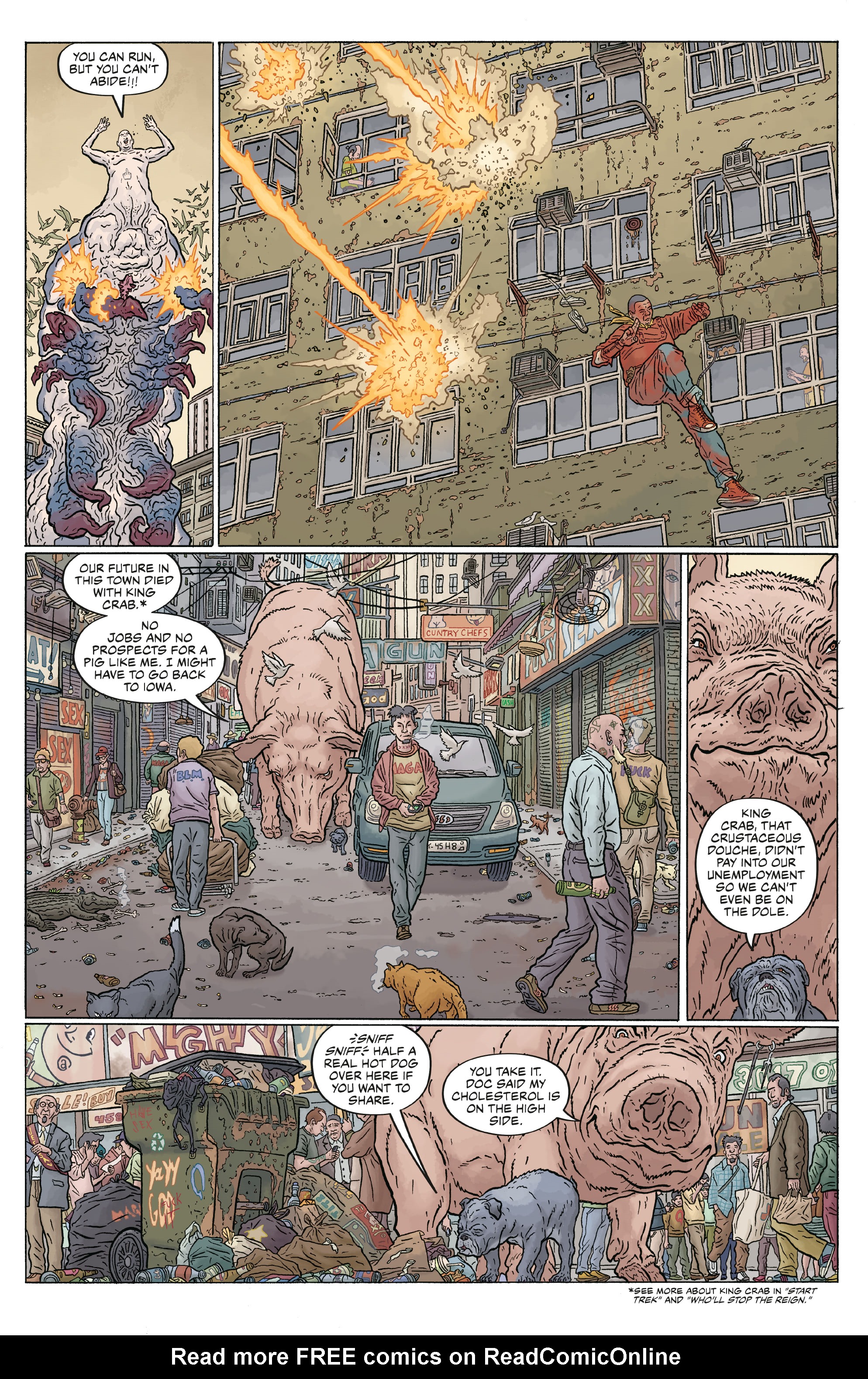 Read online Shaolin Cowboy: Cruel to Be Kin comic -  Issue #6 - 23